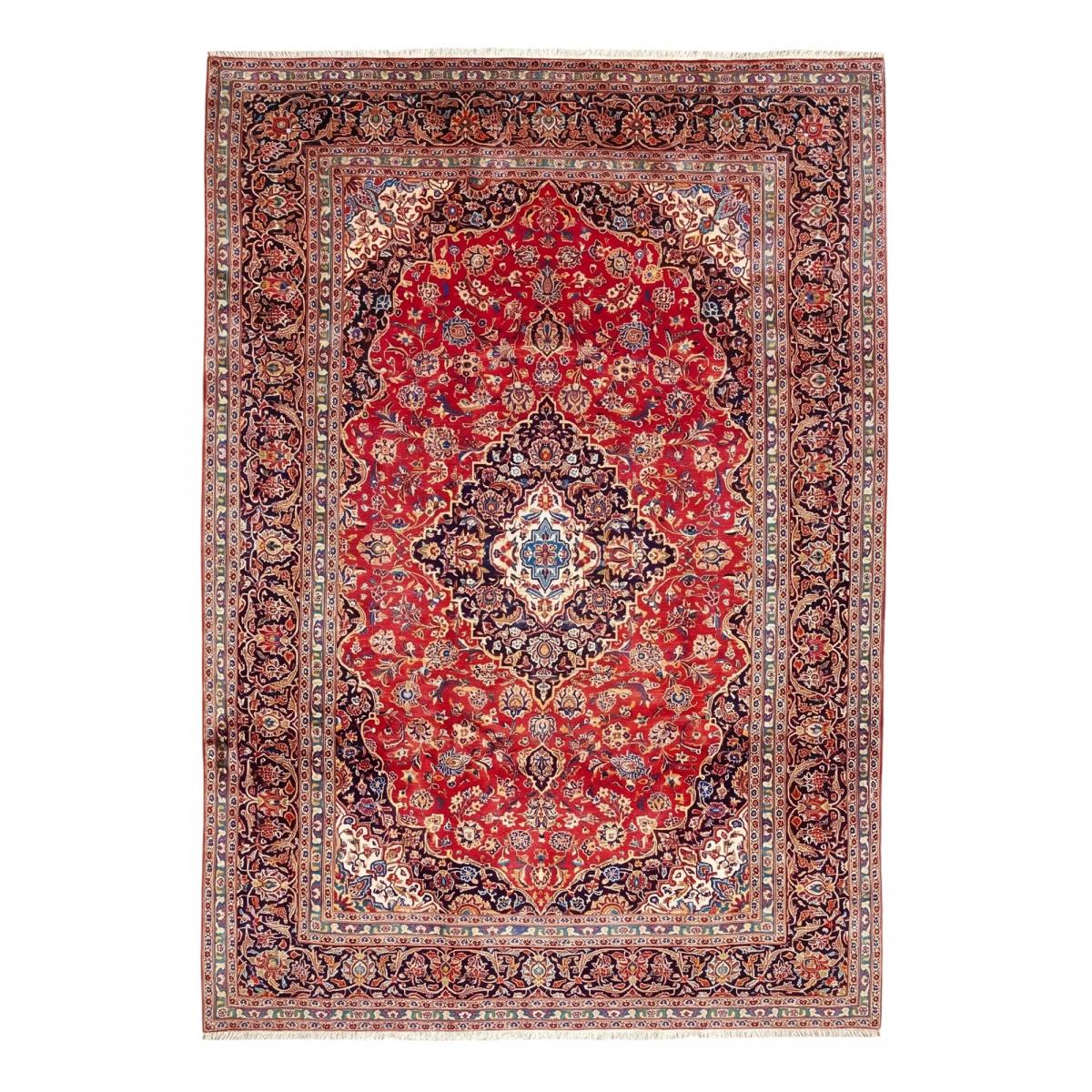 Tapis d'orient, motif oriental authentique, noué main, ARDAKAN 3 rouge, beige, bleu, UN AMOUR DE TAPIS