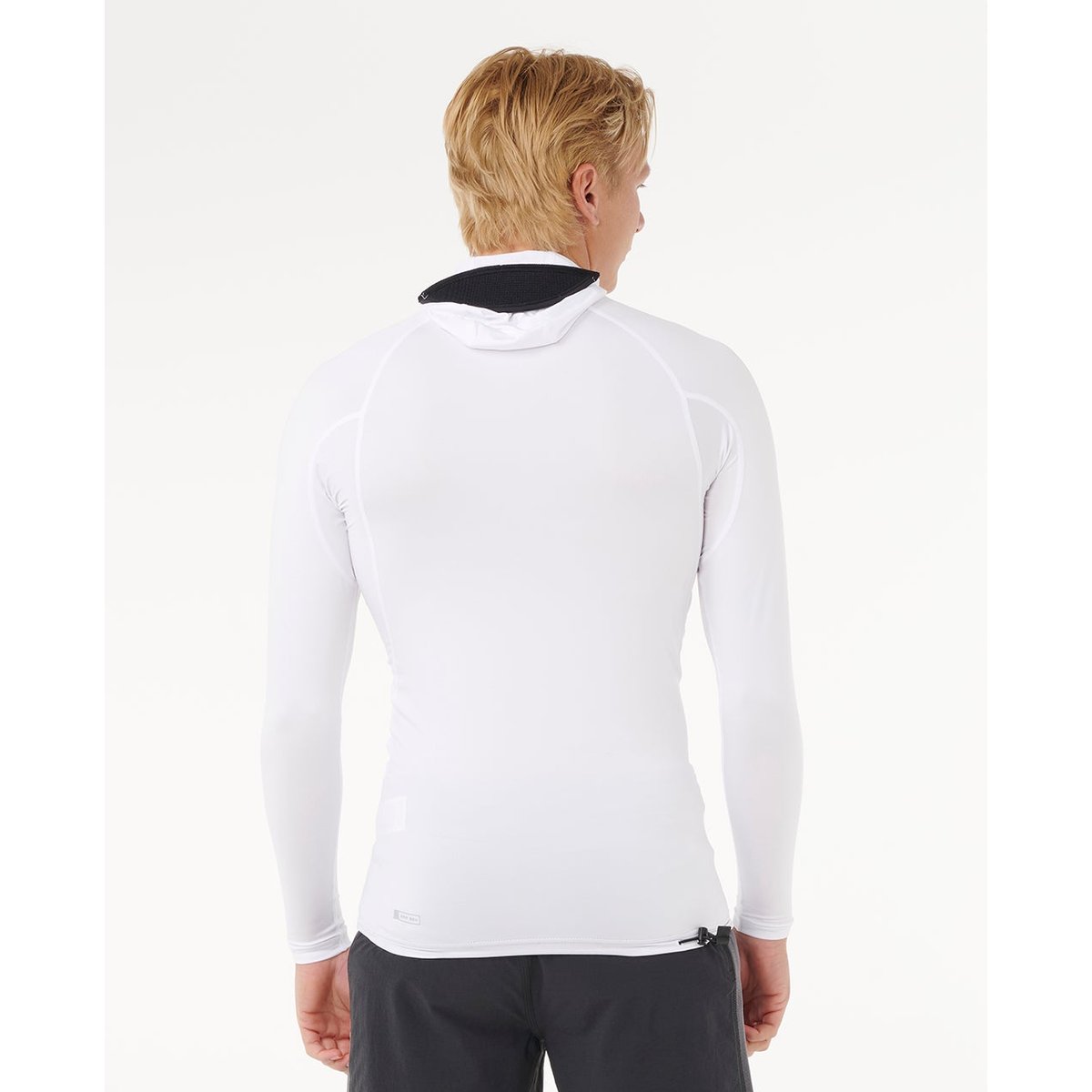 T-shirt anti-UV à capuche et manches longues SEARCH SERIES UPF white, RIP CURL