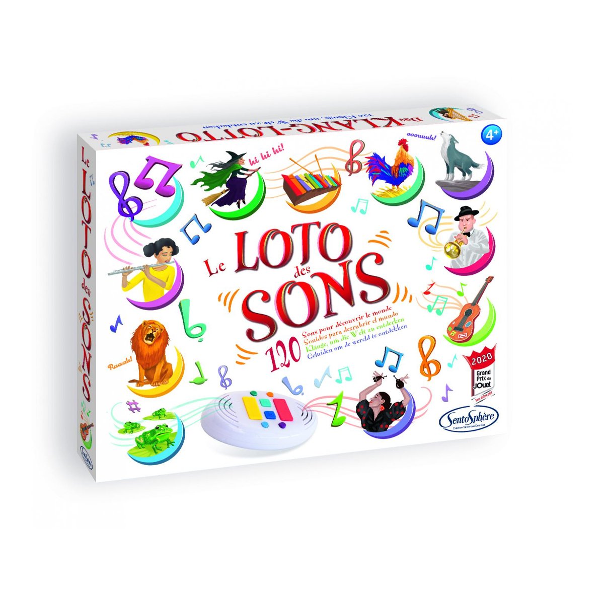 Le loto des sons couleur unique, SENTOSPHERE