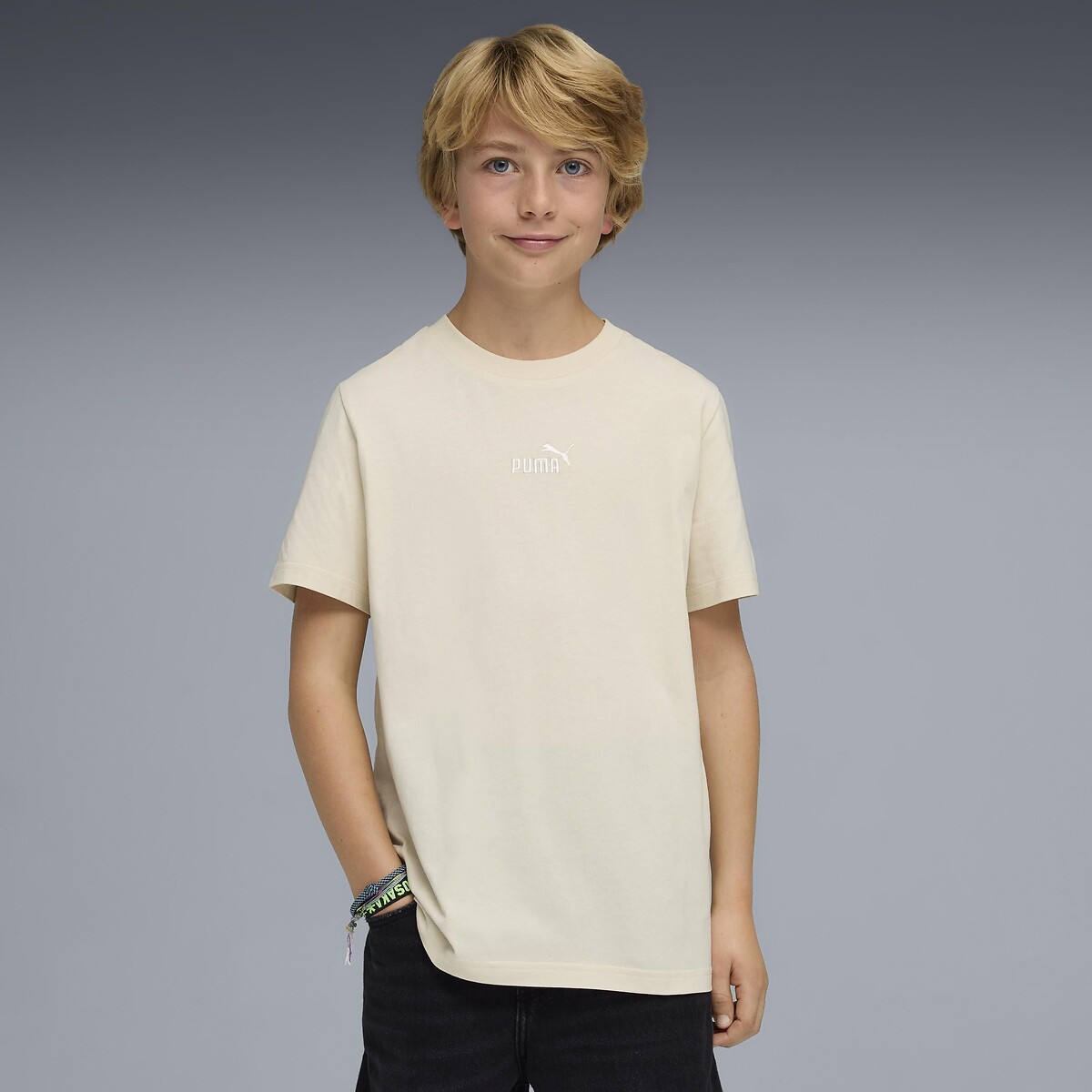 T-shirt met korte mouwen beige , PUMA