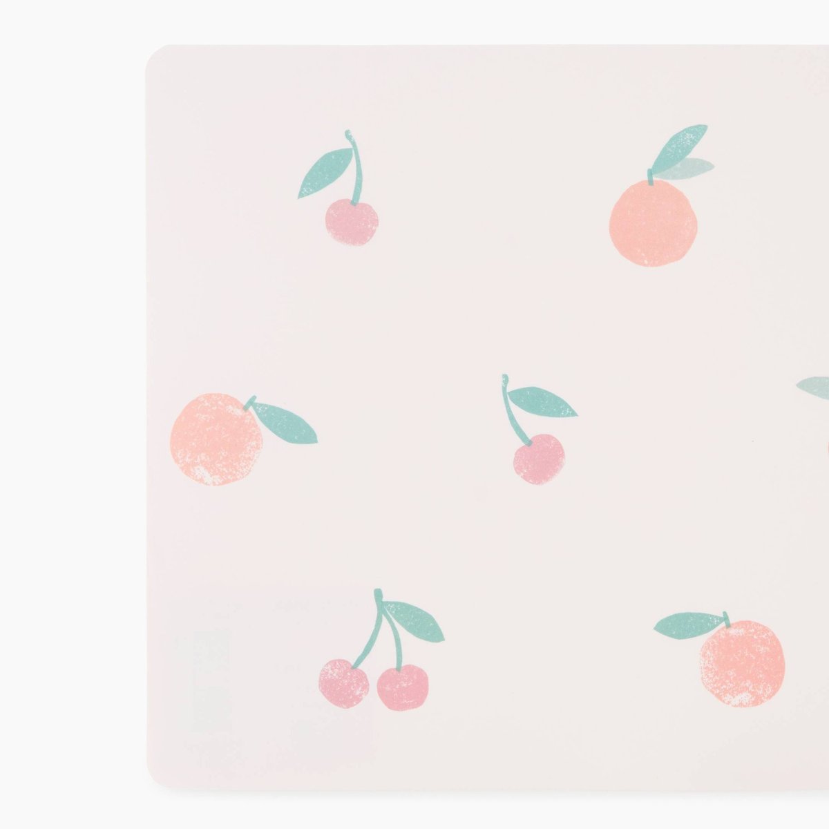 Set de table cerise et pêche, 31x43cm, en polypropylène multi co, MONOPRIX
