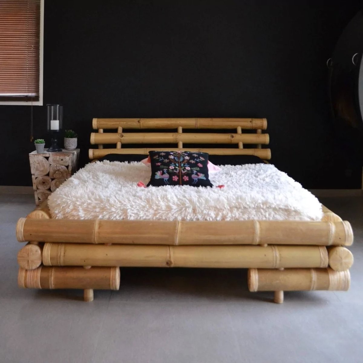 Lit en bambou OPAL naturel, HYDILE