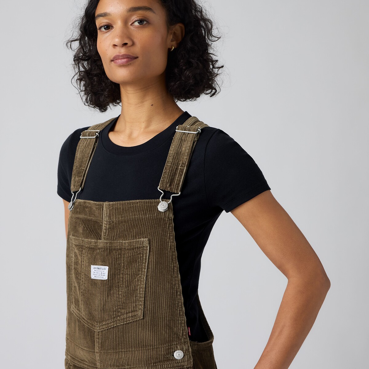Salopette Baggy en velours marron, LEVI'S
