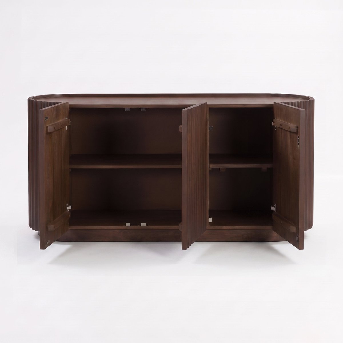 Buffet en bois de manguier - LIO marron foncé, MAISON PAVANE