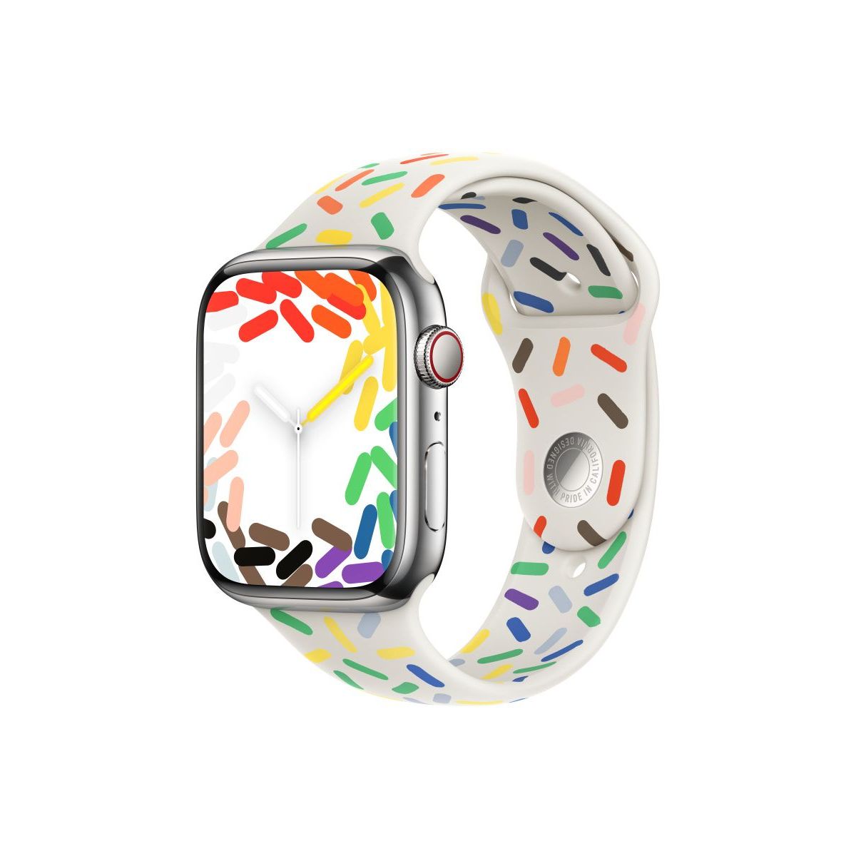 Bracelet Watch 45mm Sport Pride Edition S/M multicolore, APPLE