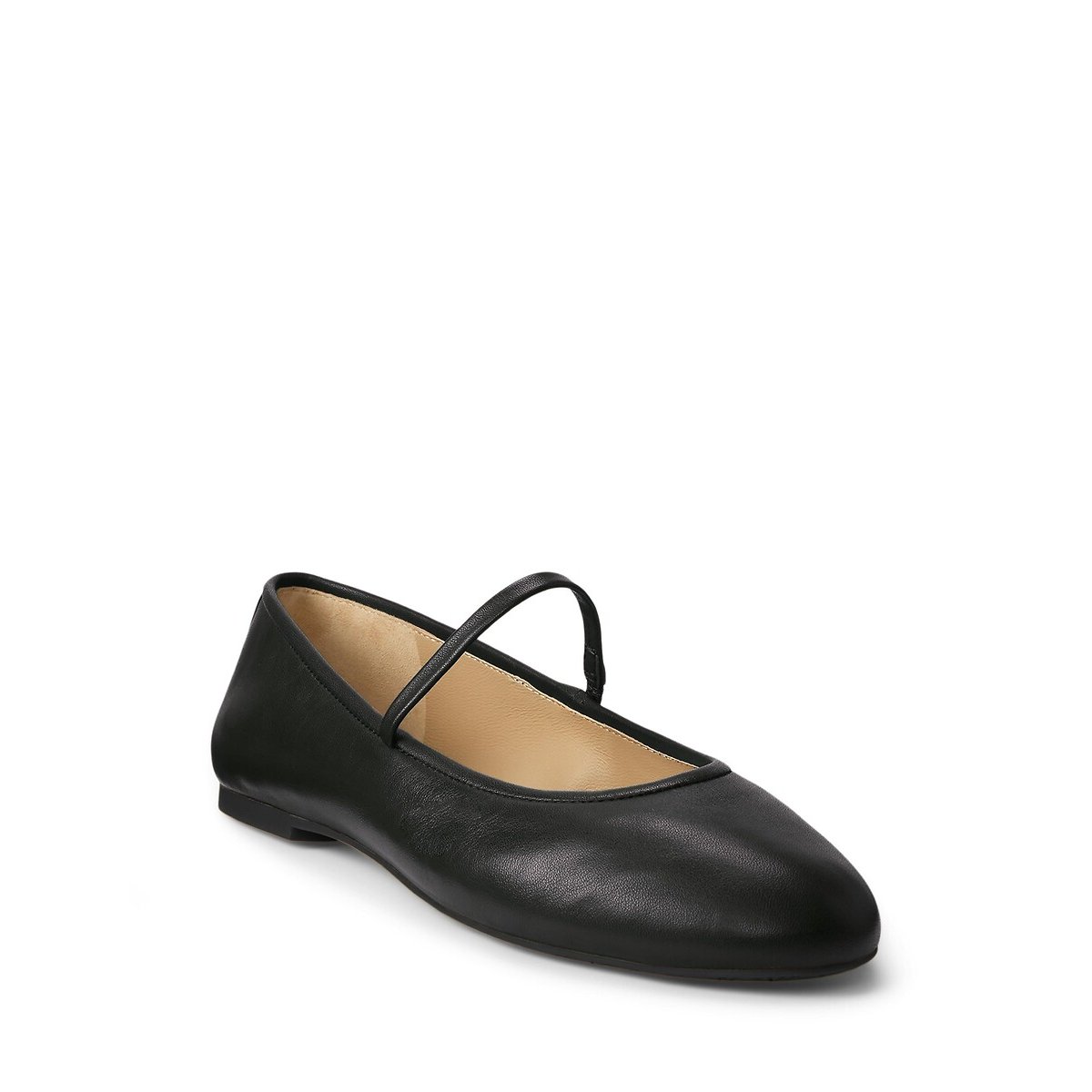 Ballerines babies en cuir, JAYNA noir, LAUREN RALPH LAUREN