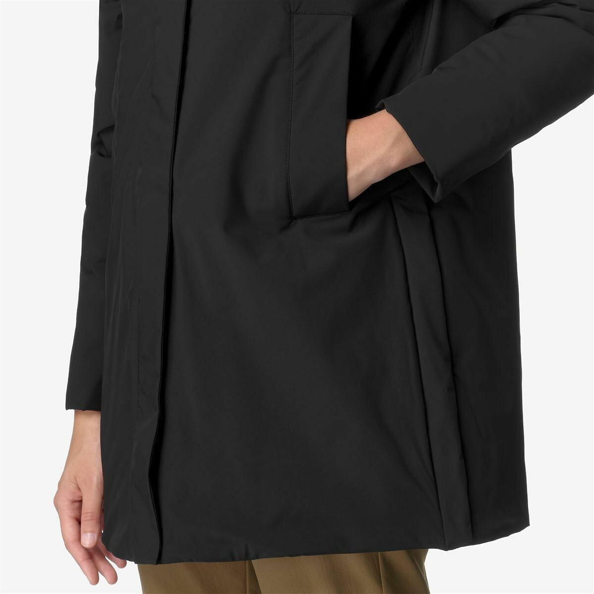 Casaco corta-vento, MARLA ST WARM preto , K-WAY