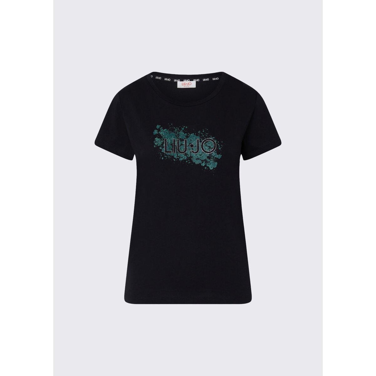 T-shirt avec logo noir, LIU JO
