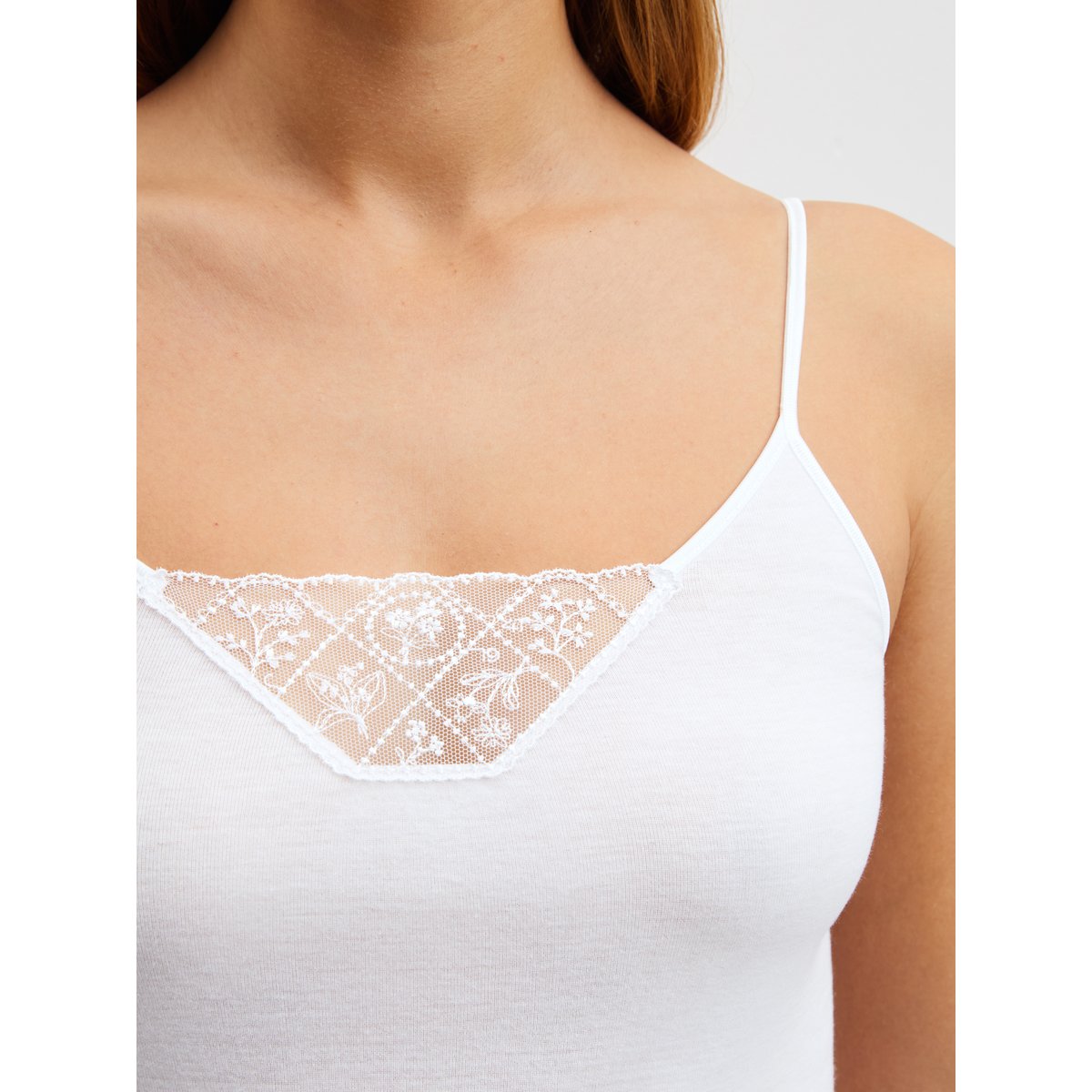 Débardeur à fines bretelles sans manches Coton COTTON DESIRE blanc, CALIDA