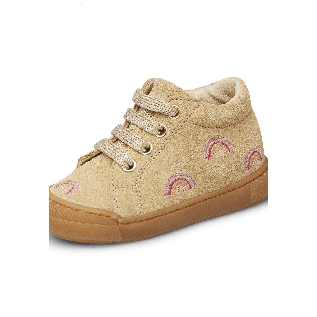 Baskets en suède SNOPES EMBR.RAINBOW ZIP beige-marron, FALCOTTO