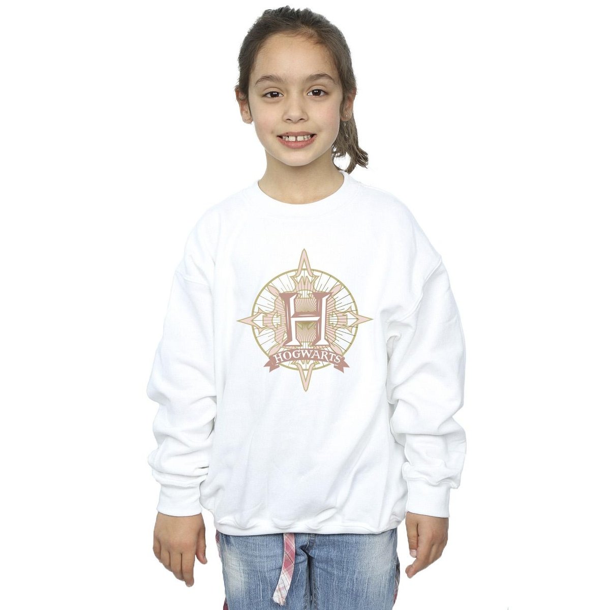 Sweat HOGWARTS blanc, HARRY POTTER