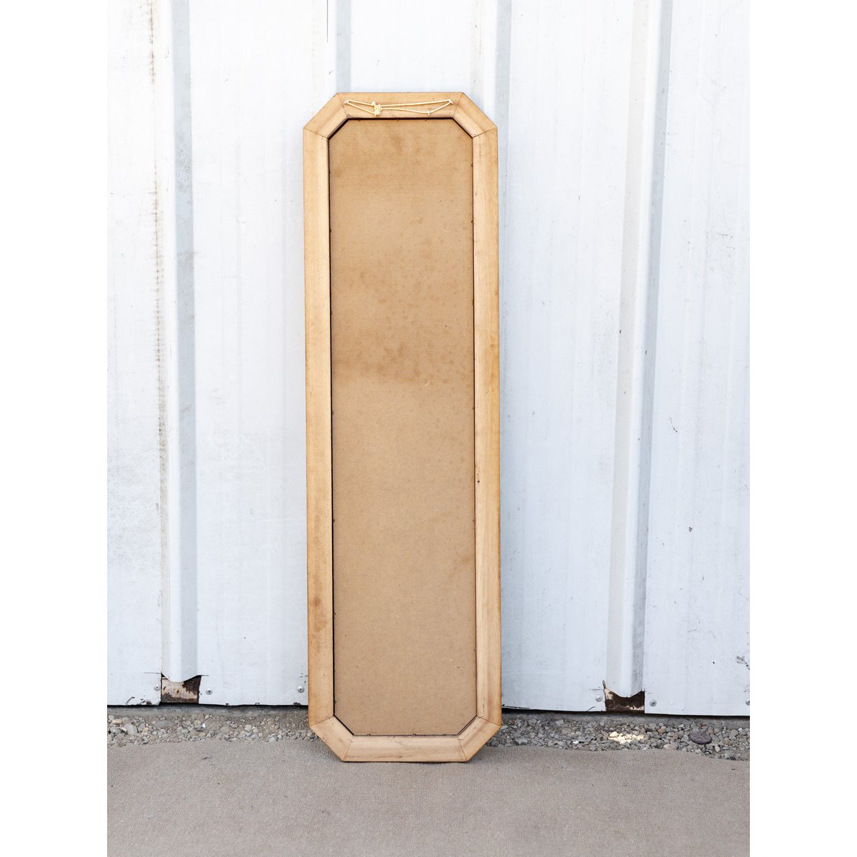 Grand miroir vertical biseauté en bois foncé Georges N°1361 - Bon état bois foncé, DEBONGOUT