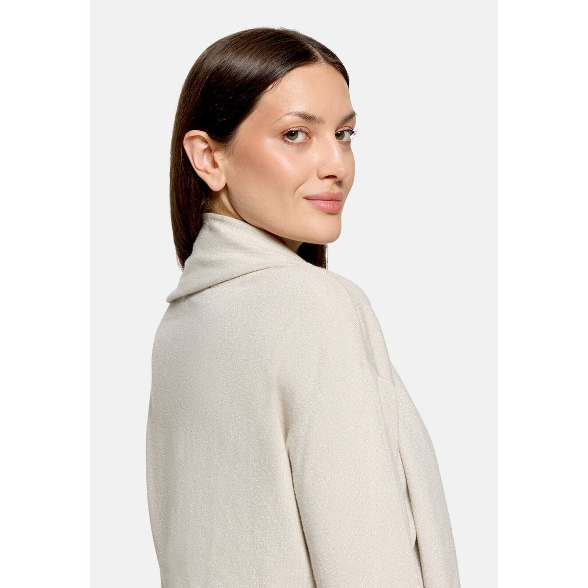 Pull-over en maille à fils de fil textile pastel sand, BETTY BARCLAY