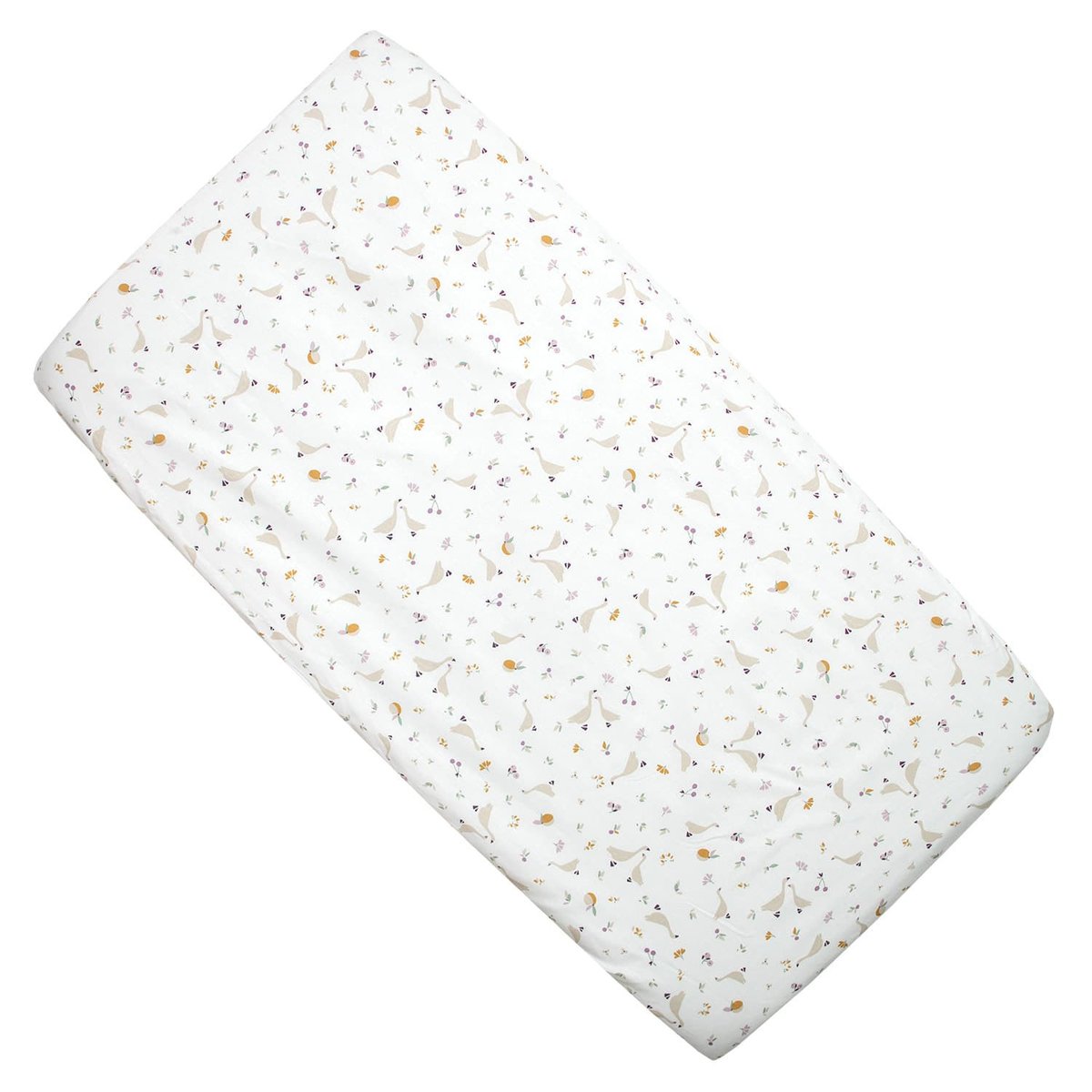 Drap housse berceau en coton SIDONIA sidonia, beige, écru, blanc, SEVIRA KIDS