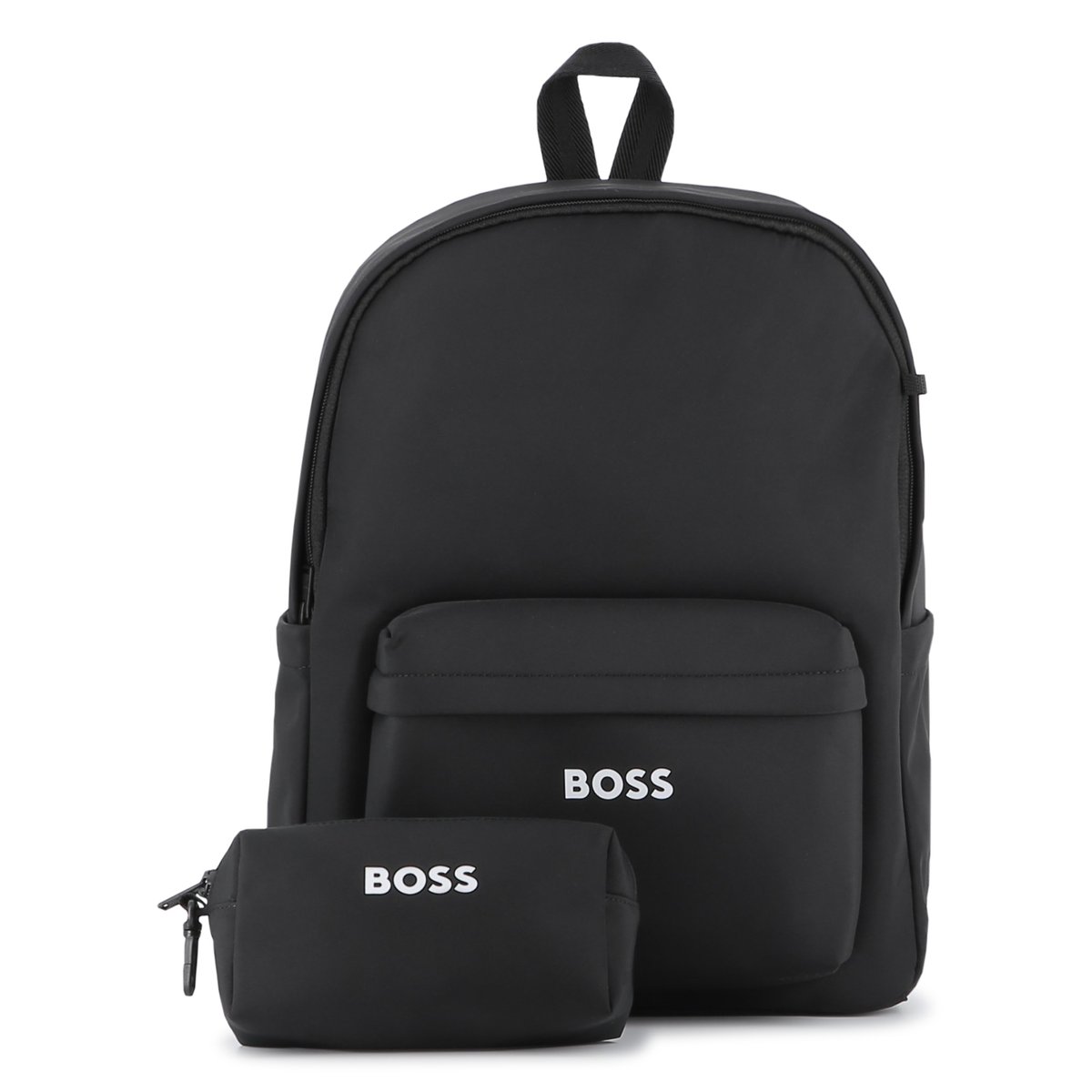 Sac à dos et trousse à crayons black, BOSS KIDSWEAR