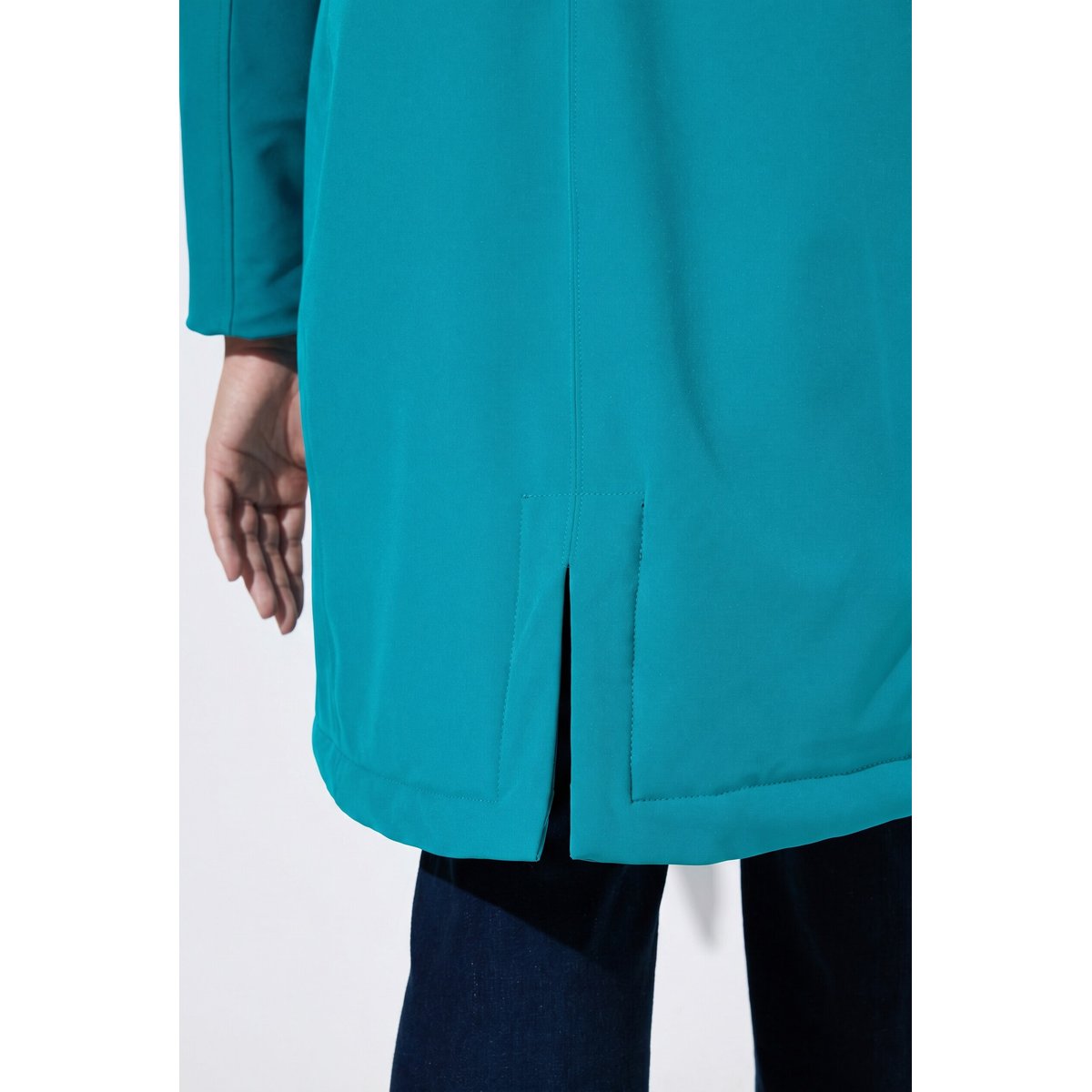 Veste technique HYPRAR à capuche bleu turquoise, ULLA POPKEN