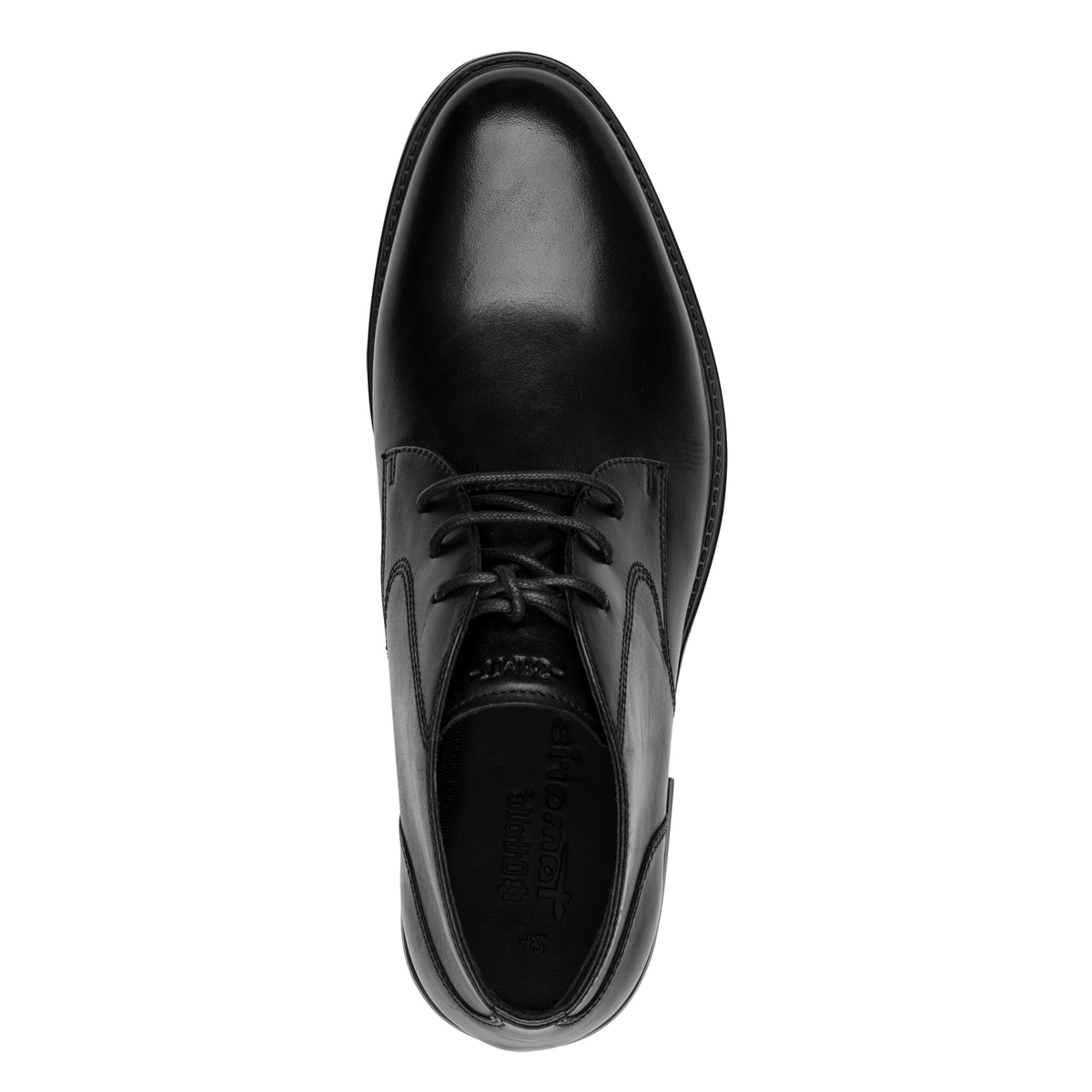 Bottine homme noir cuir, TAMARIS