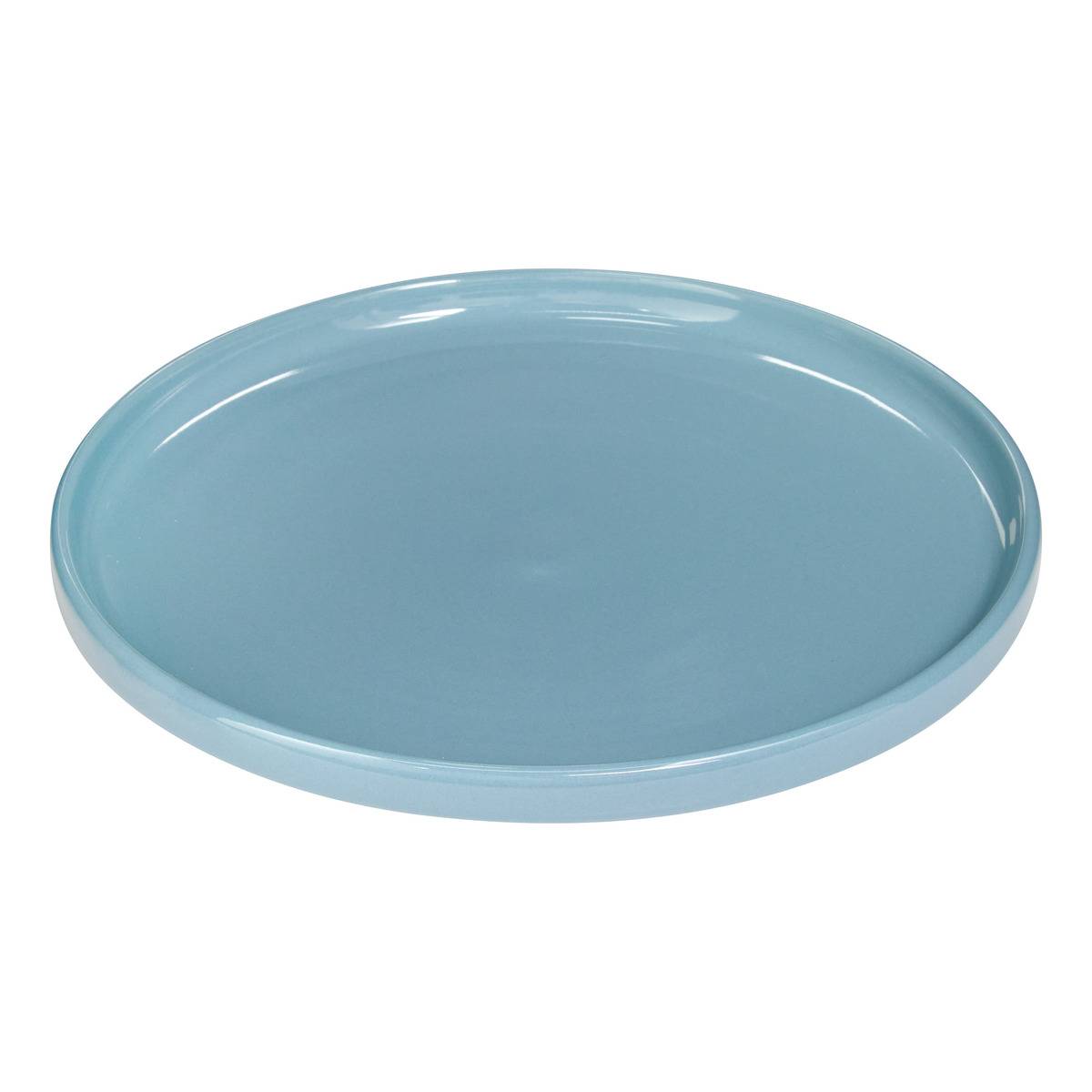 Lot de 6 assiettes plates 26,5cm MARIE bleu, ATMOSPHERA