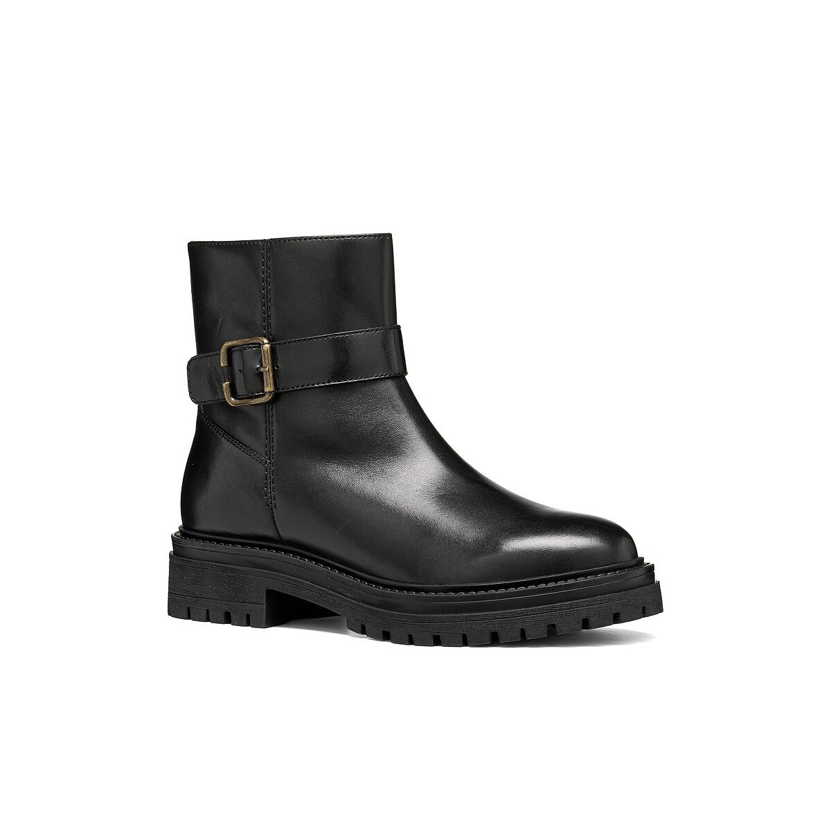 Bottines en cuir, IRIDEA noir, GEOX