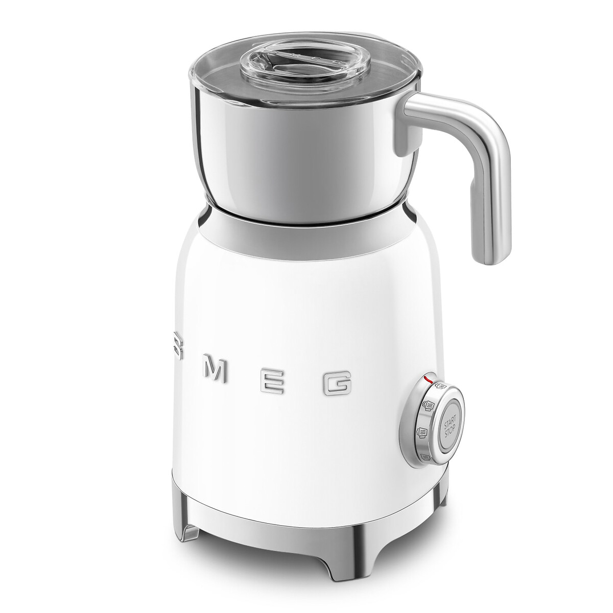 Retro Style Tritan Milk Frother - MFF11 white, SMEG