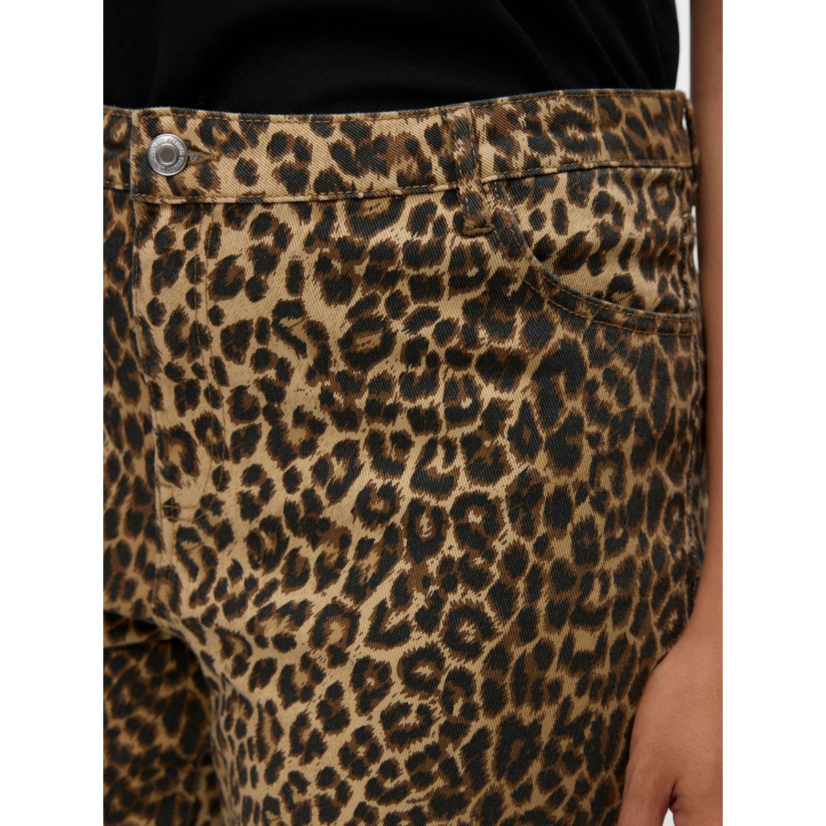 Jean À Coupe Large beige - silver mink 1, VERO MODA