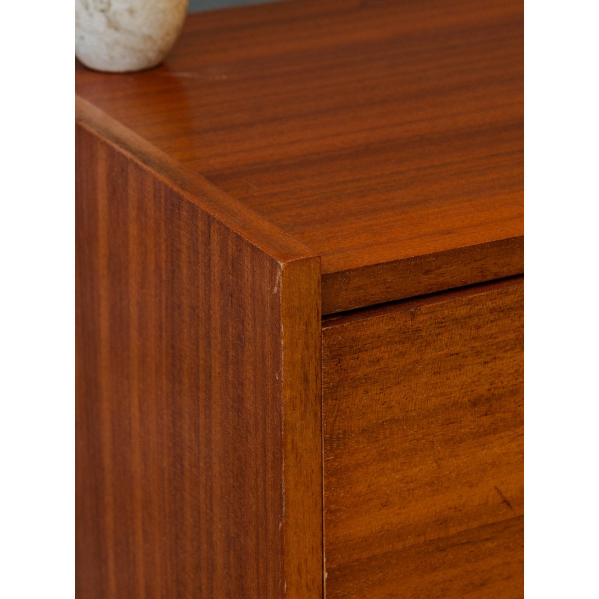 Commode en bois Olga N°1126 - Bon état bois foncé, DEBONGOUT