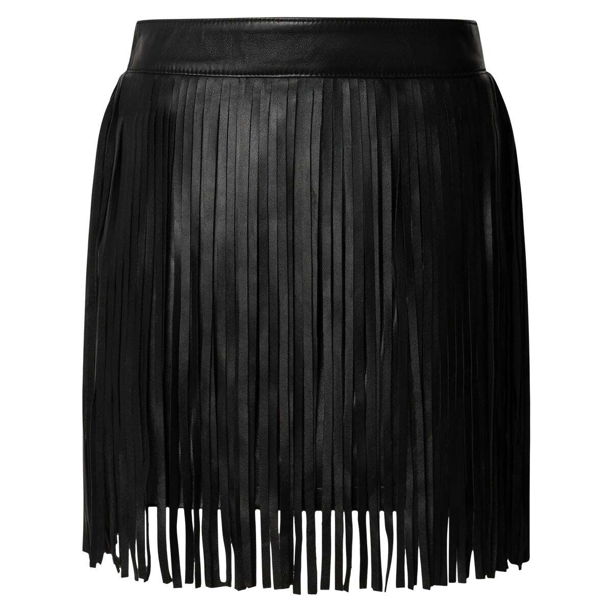 Jupe Courte En Cuir noir, PEPE JEANS