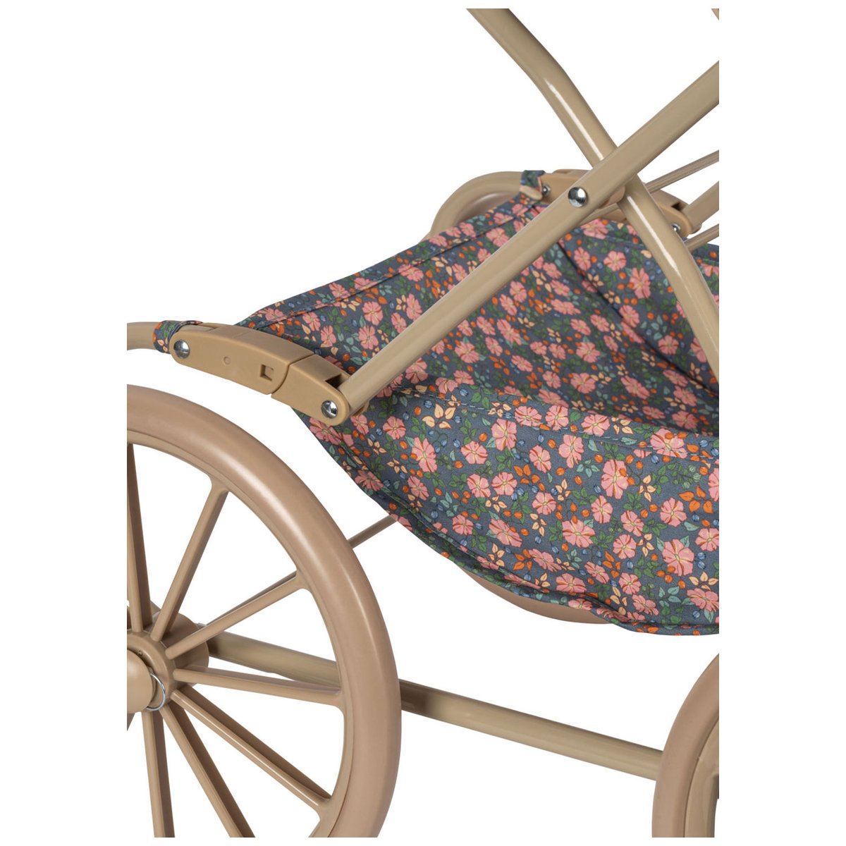 Landau pour poupée rose, bleu, vert, KONGES SLOJD