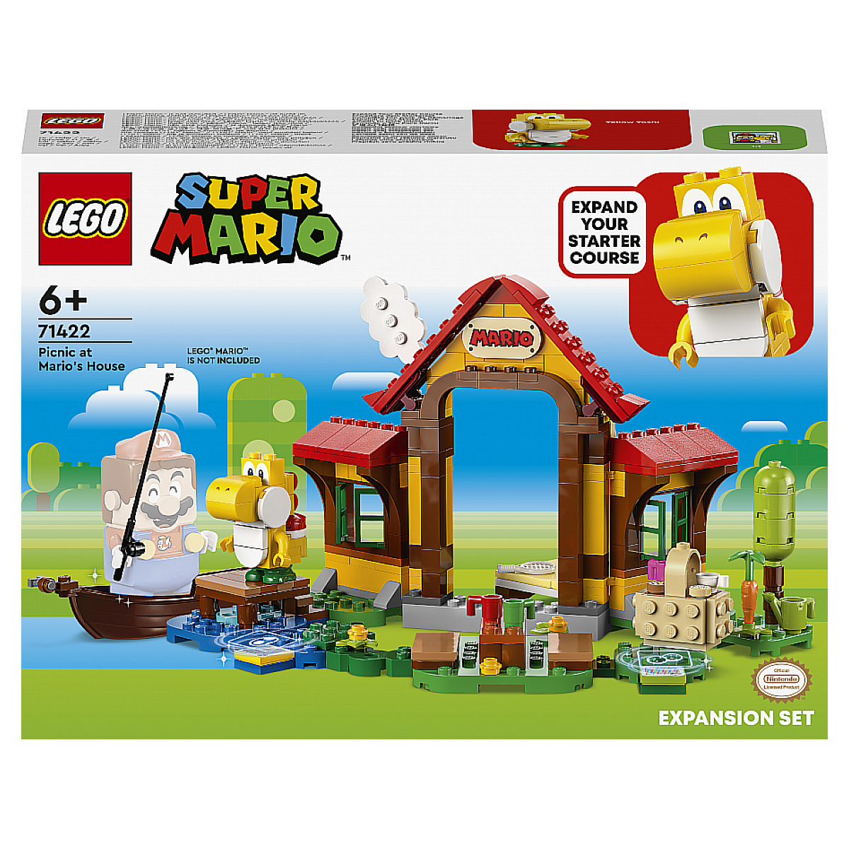 71422 - ® - Ensemble dextension pique-nique chez mario couleur unique, LEGO