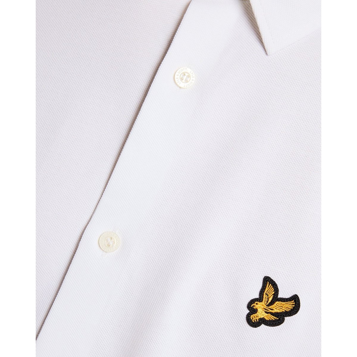 Chemise en coton Oxford Jersey blanc, LYLE & SCOTT