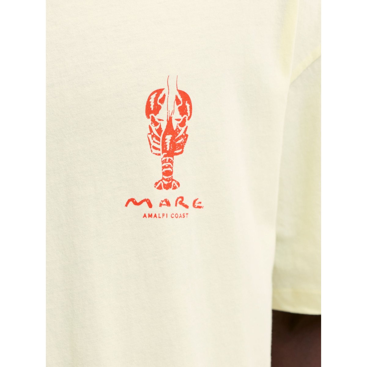 T-Shirt transparent yellow, JACK & JONES