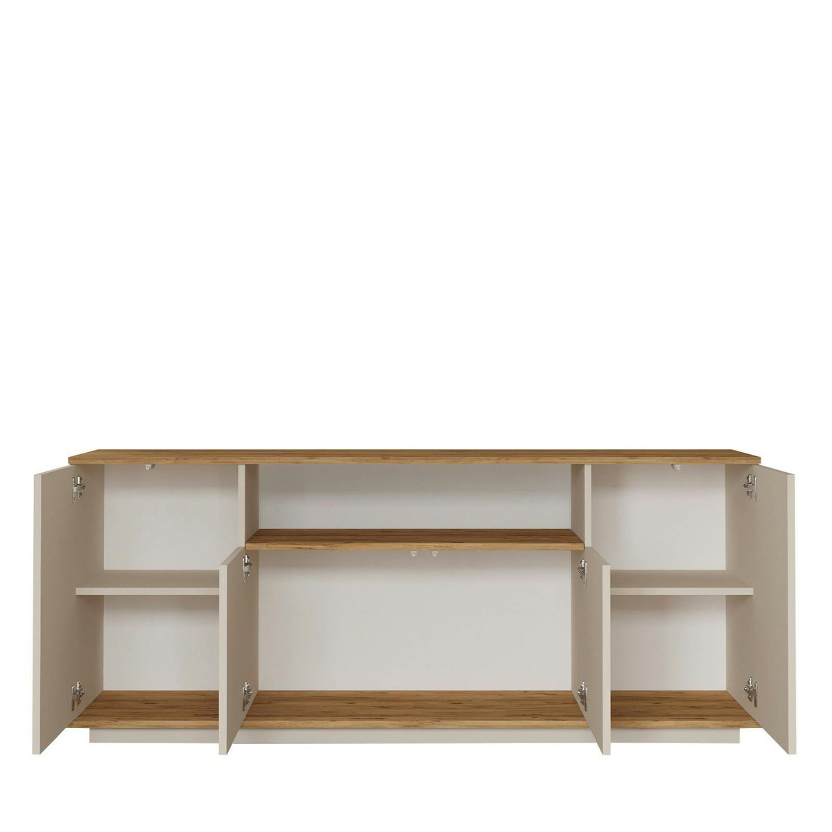 Buffet de salle à manger 1 niche centrale MARFA beige, PIER IMPORT