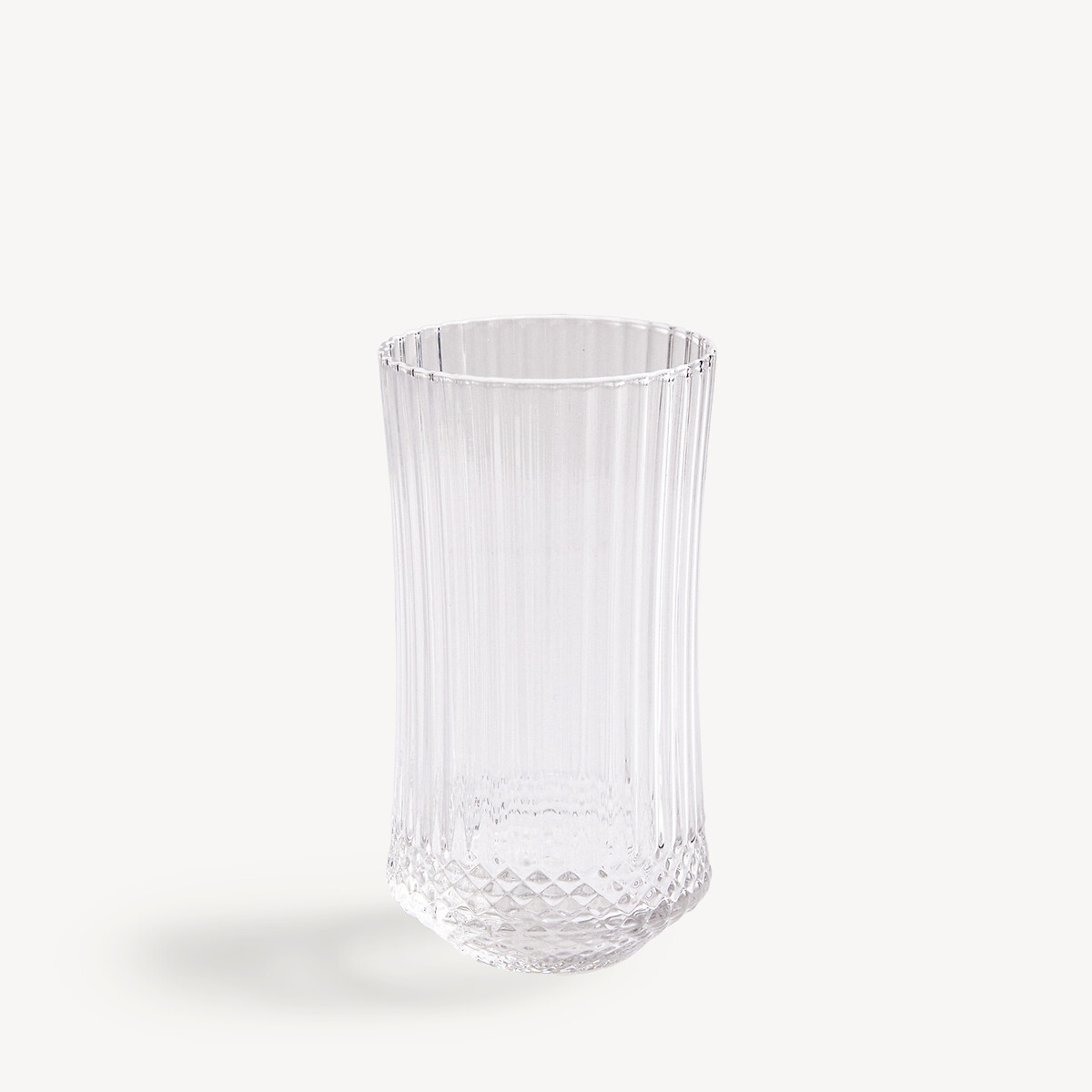 Lot de 6 verres à jus, en verre ciselé, ALUR transparent, AM.PM