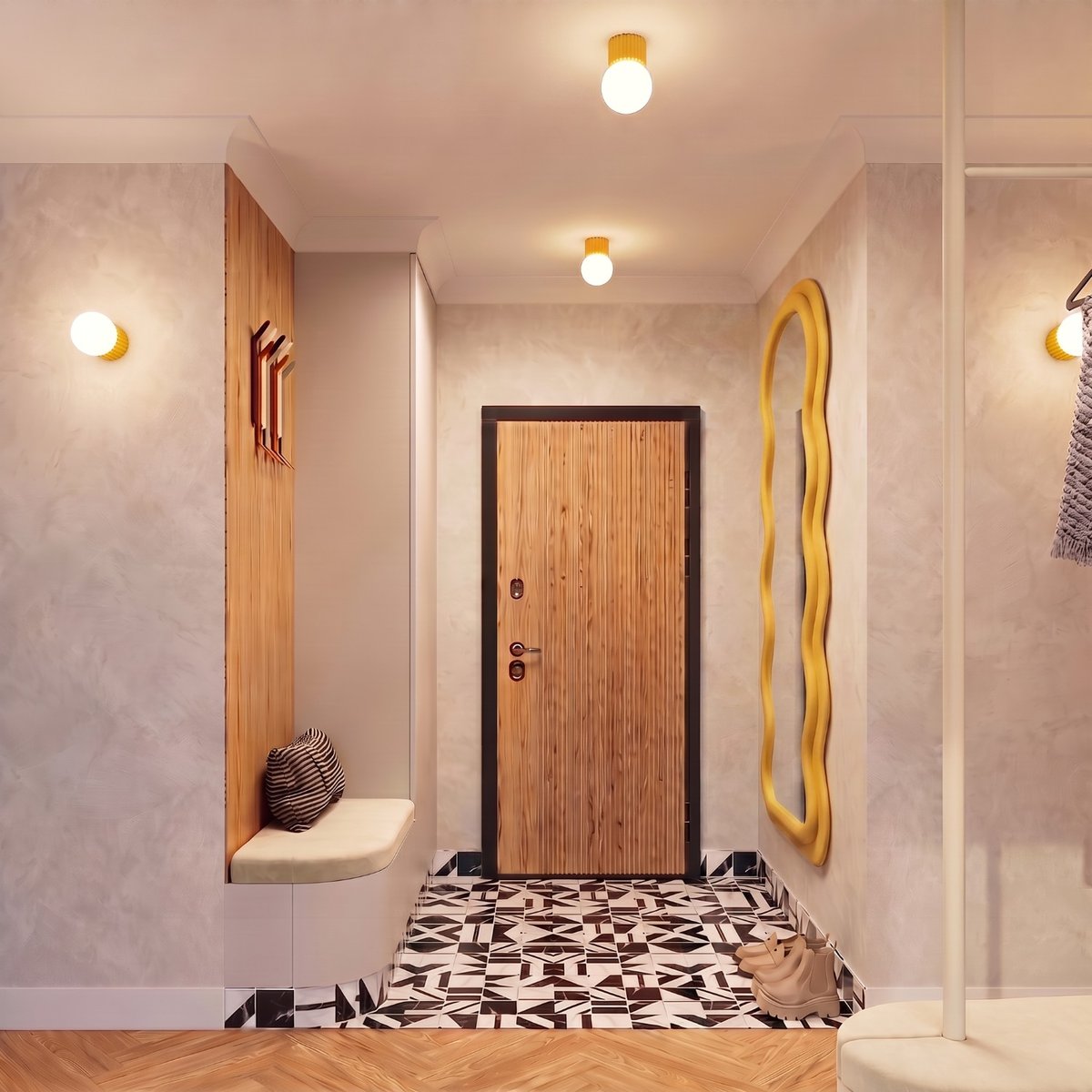 Applique murale Aluminium Jaune G9 1 Halo jaune, EDEN