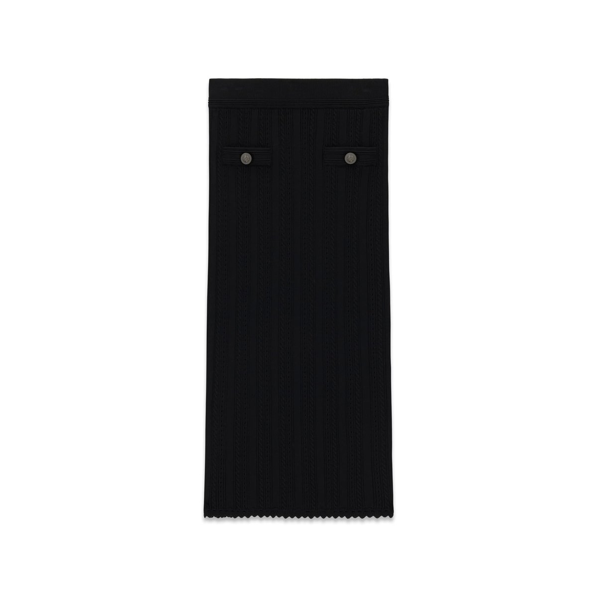Jupe Midi Tricotée noir, GUESS
