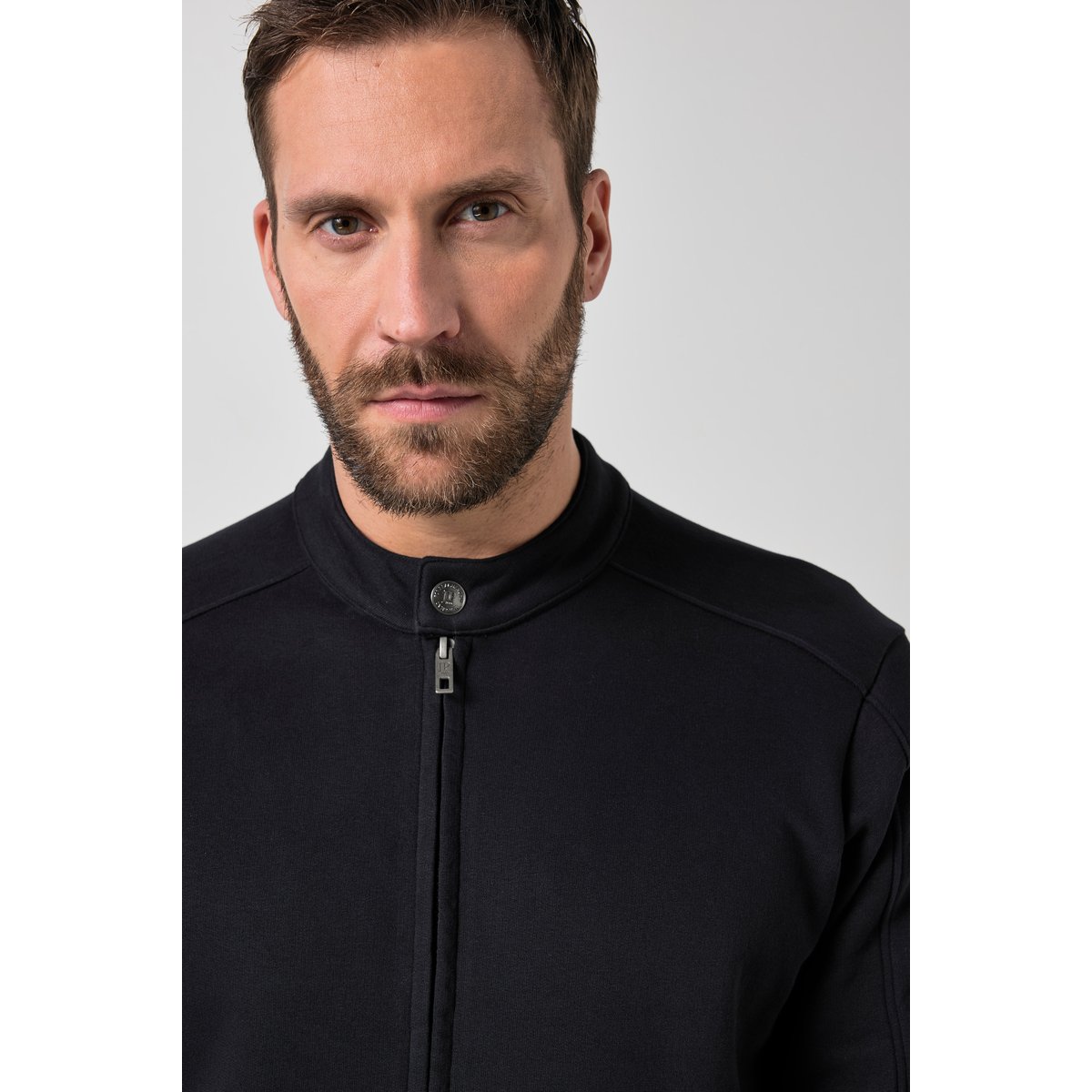 Veste de motard en molleton noir, JP1880