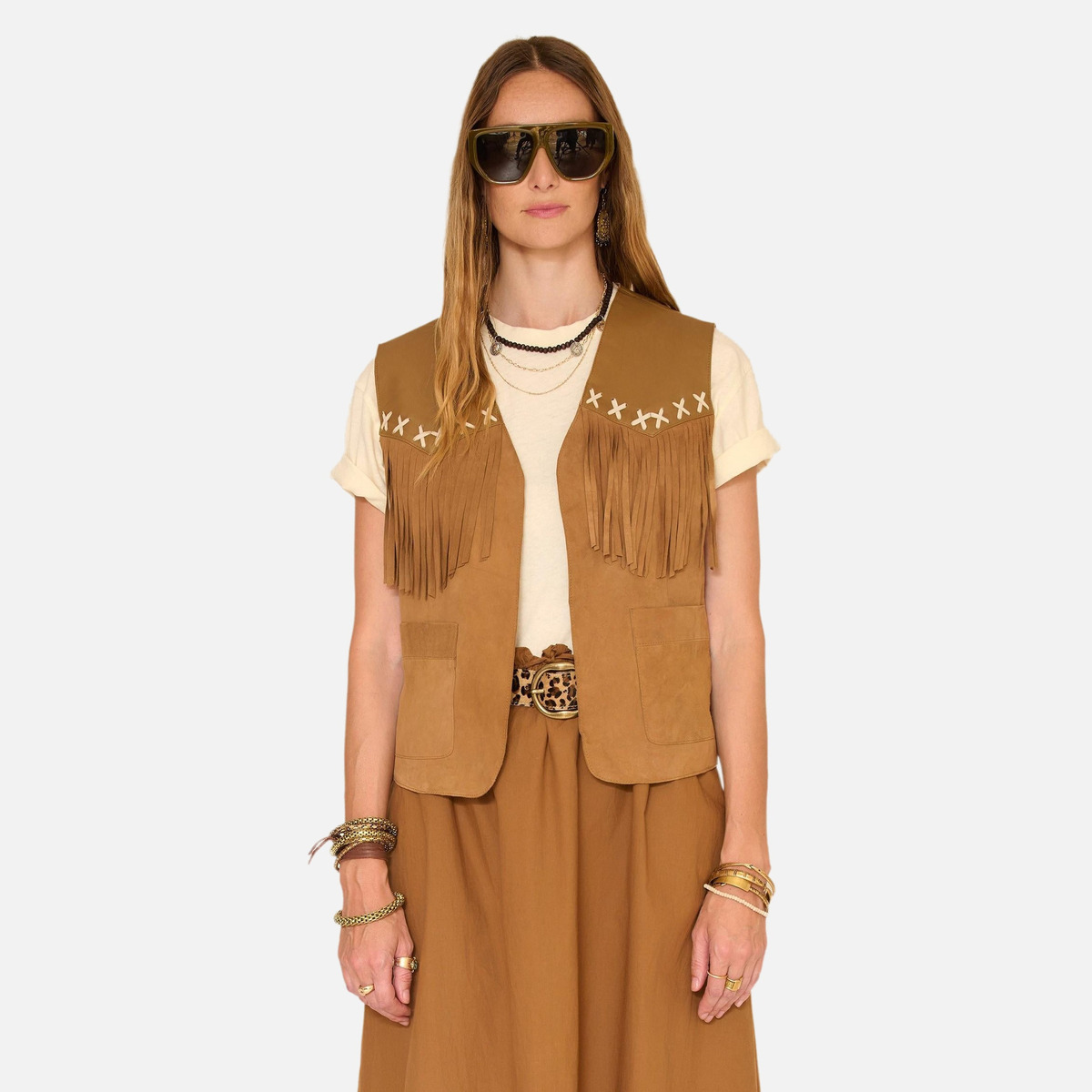 Gilet GWEN 26s noisette, MKT STUDIO