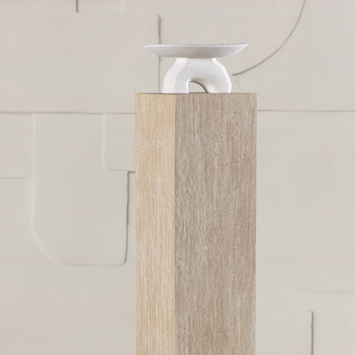 Sellette effet travertin- RAMSVIK beige, VIND