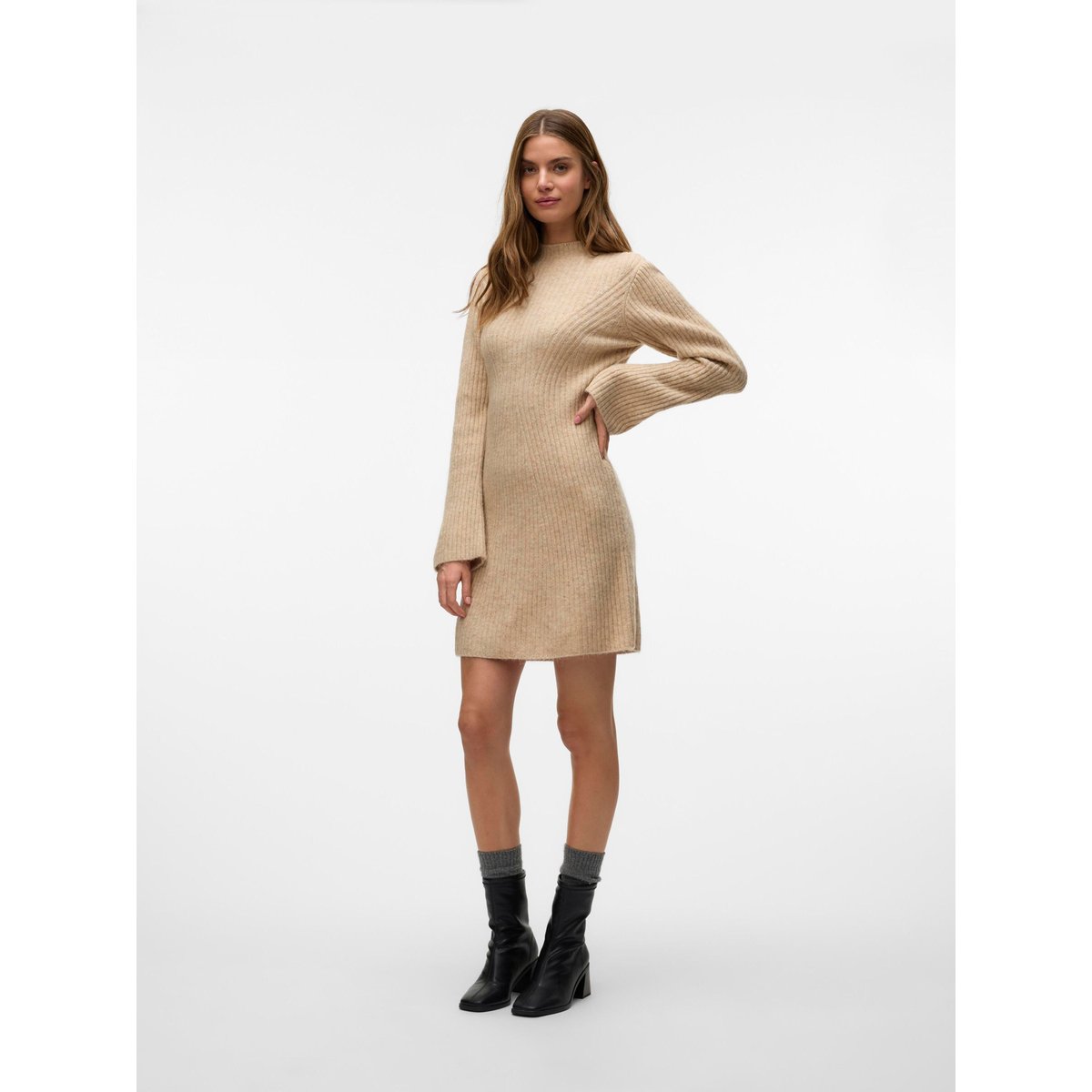 Robe En Maille birch, VERO MODA