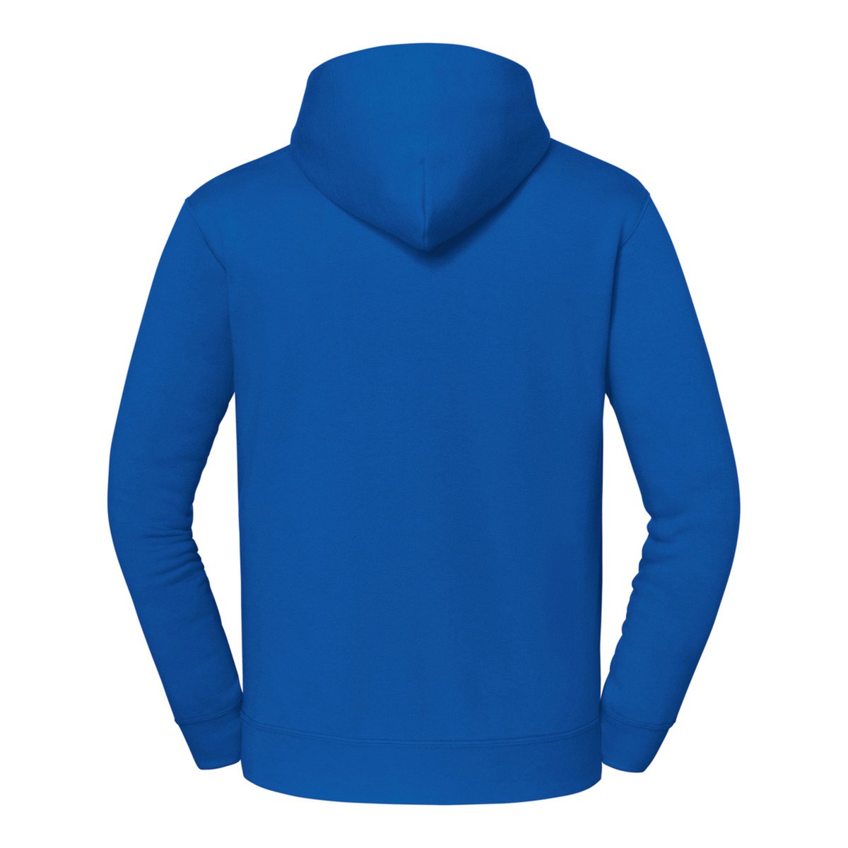 Sweat uni à capuche ICONIC PREMIUM bleu roi, FRUIT OF THE LOOM
