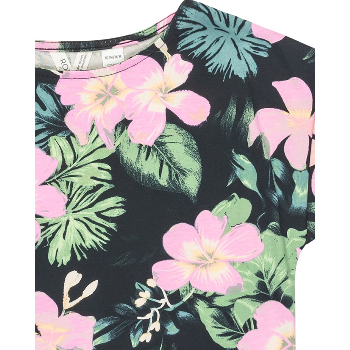 T-shirt à manches courtes AFRICAN SUNSET. noir anthracite shadow floral, ROXY