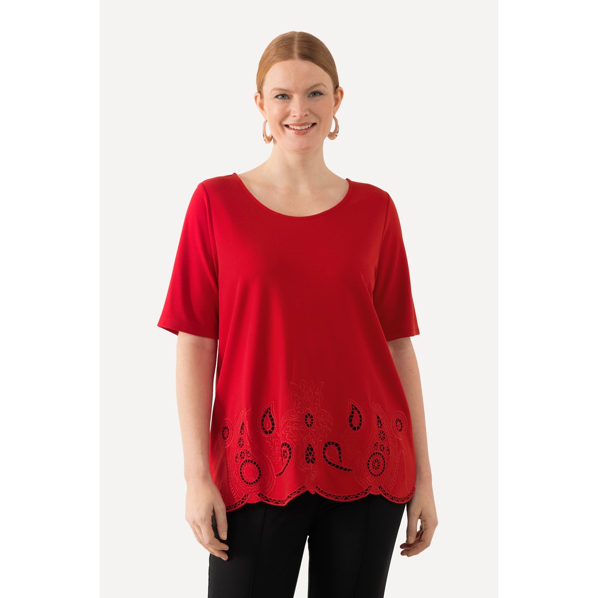 T-shirt à col rond et manches courtes salsa, ULLA POPKEN