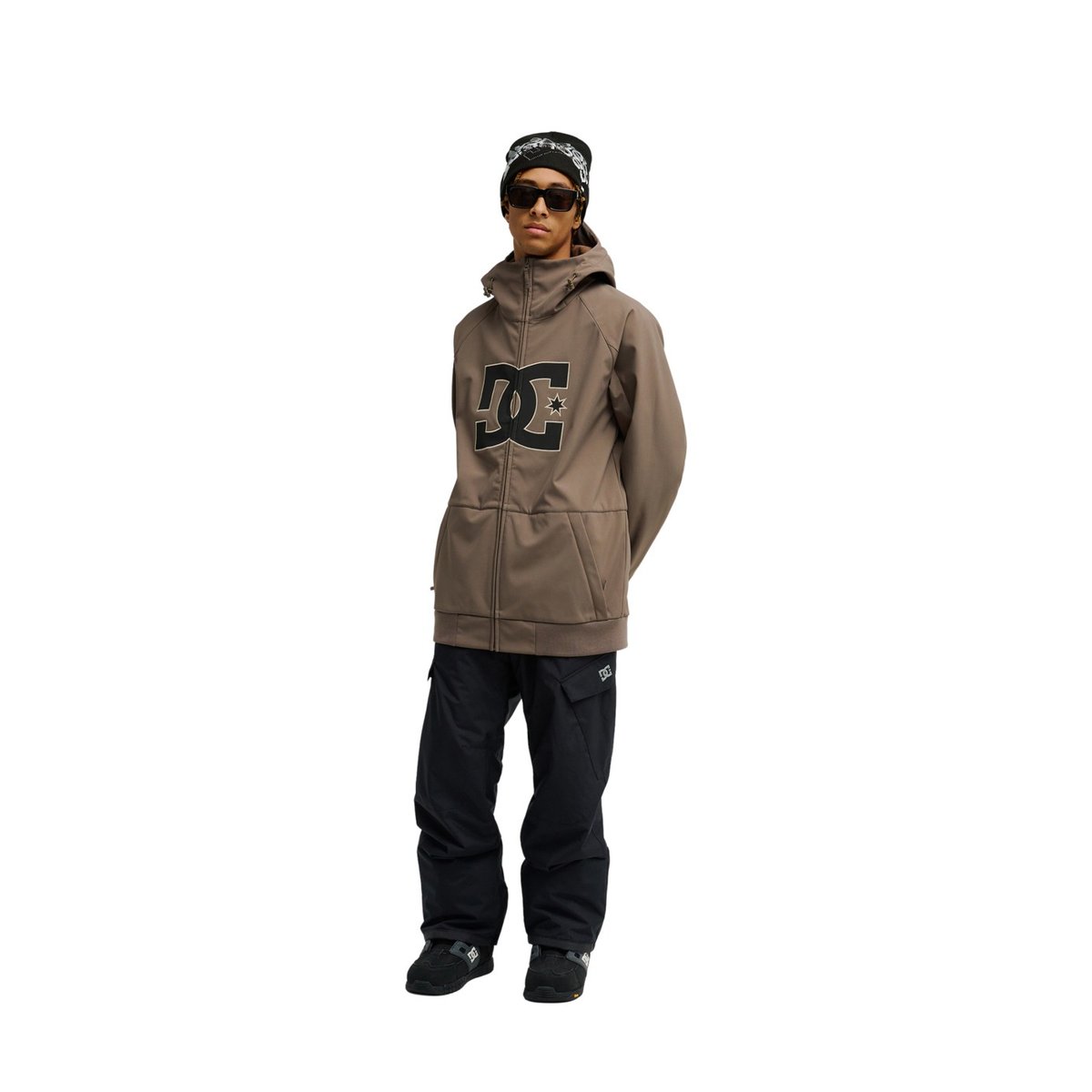 Veste technique softshell SPECTRUM 10K. marron morel, DC SHOES
