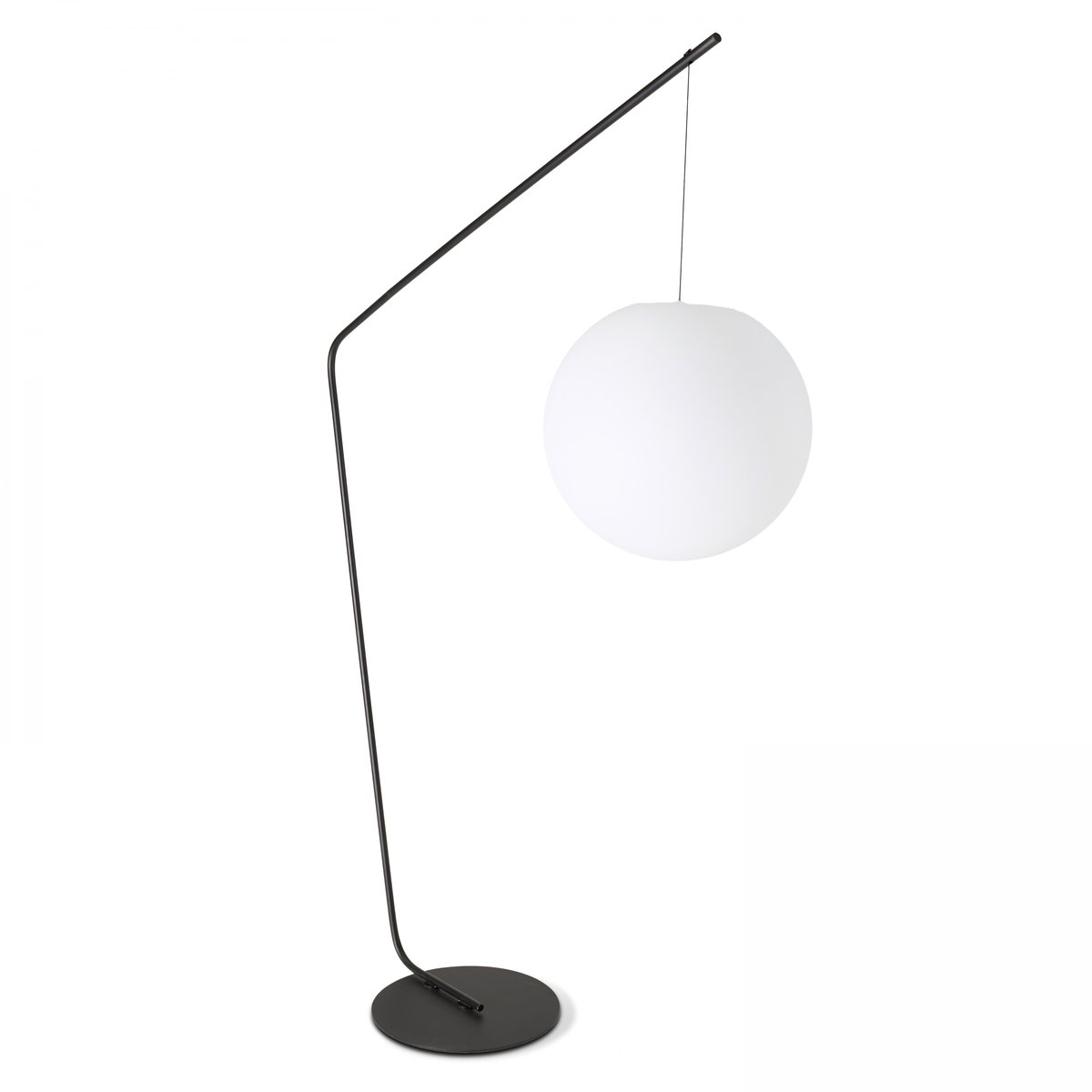 Lampadaire Arche (180 cm) gris, OVIALA