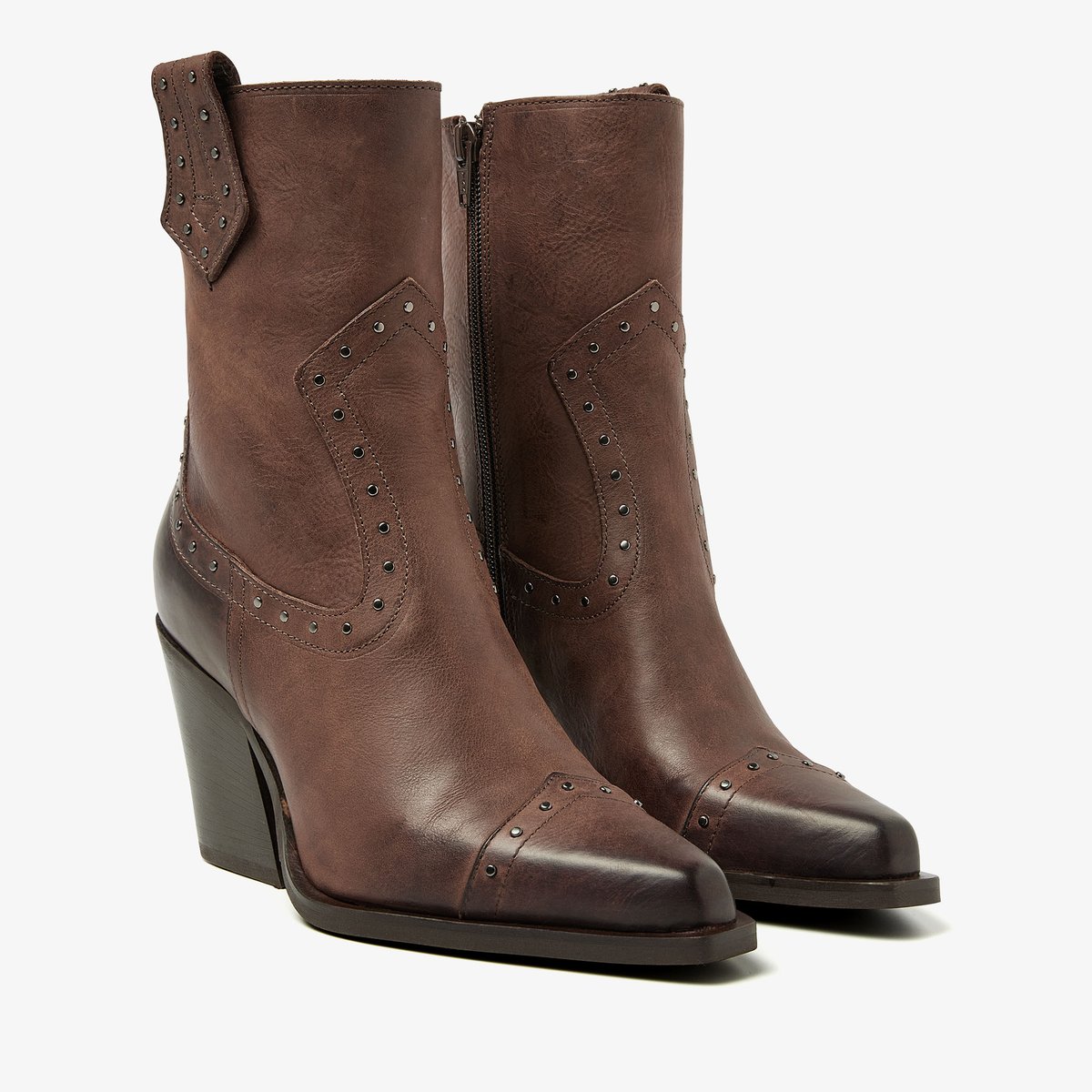 Bottines GIOIA BRASS ebano, VIA VAI