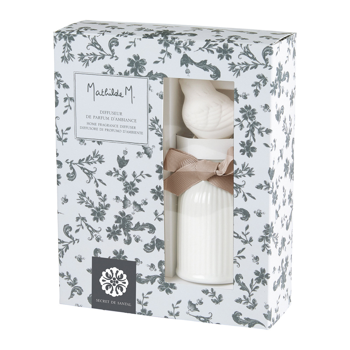 Diffuseur de parfum d'ambiance 100 ml - Secret de Santal blanc, MATHILDE M