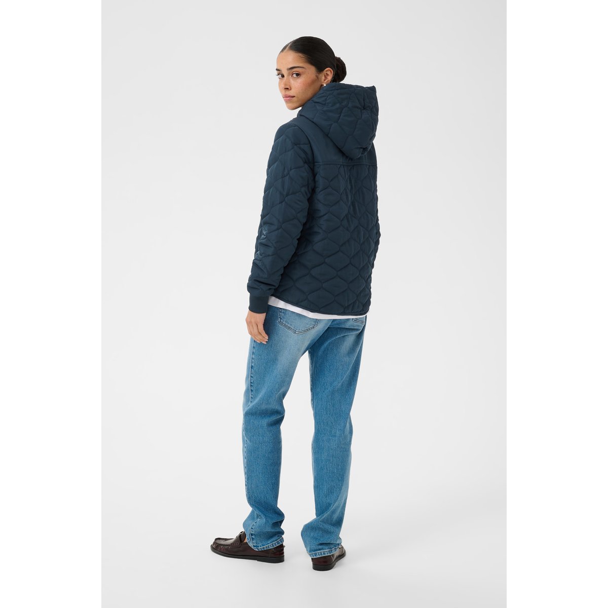 Manteau bleu blueberry, KAFFE
