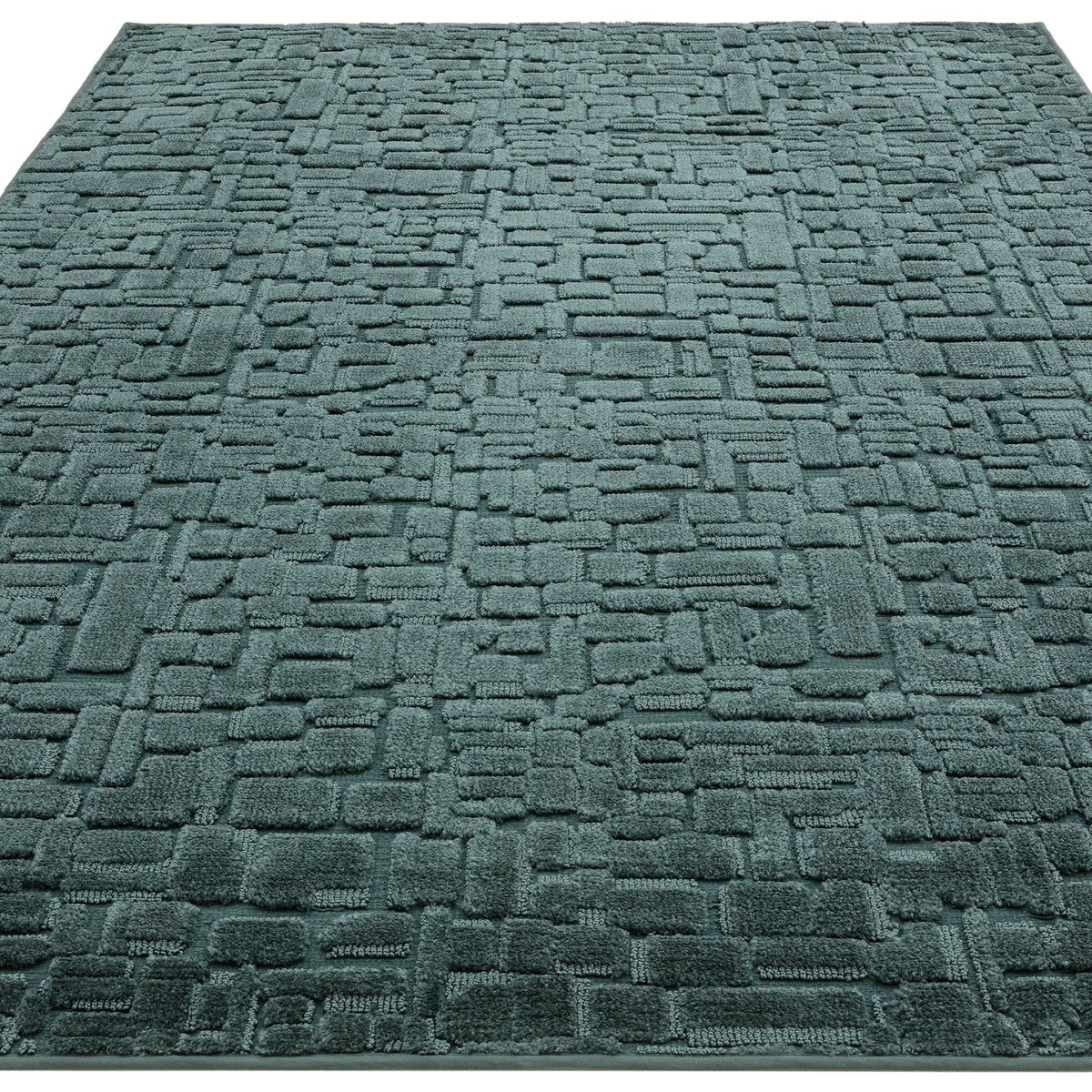 Tapis de salon et chambre moderne VILLA bleu, NOVATREND