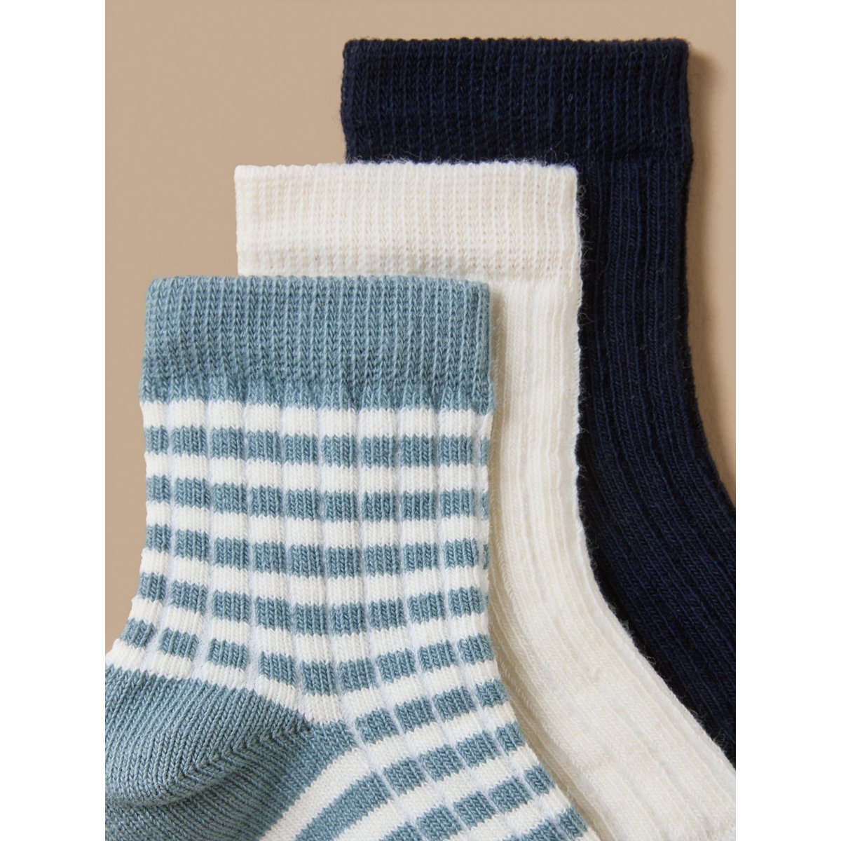 Lot de 3 paires de chaussettes orage, CYRILLUS