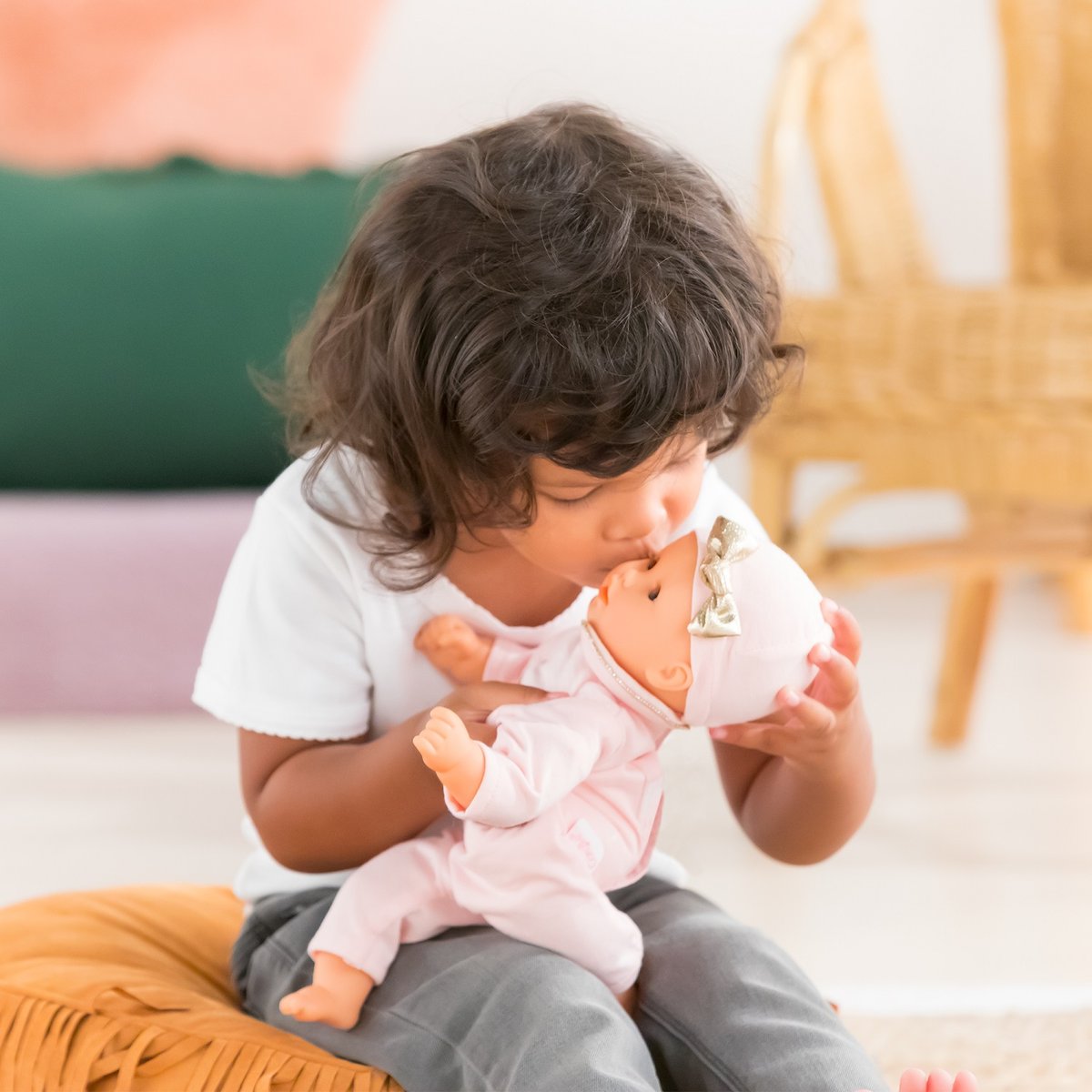 Poupon Bébé Calin Manon Pays des Rêves rose, COROLLE